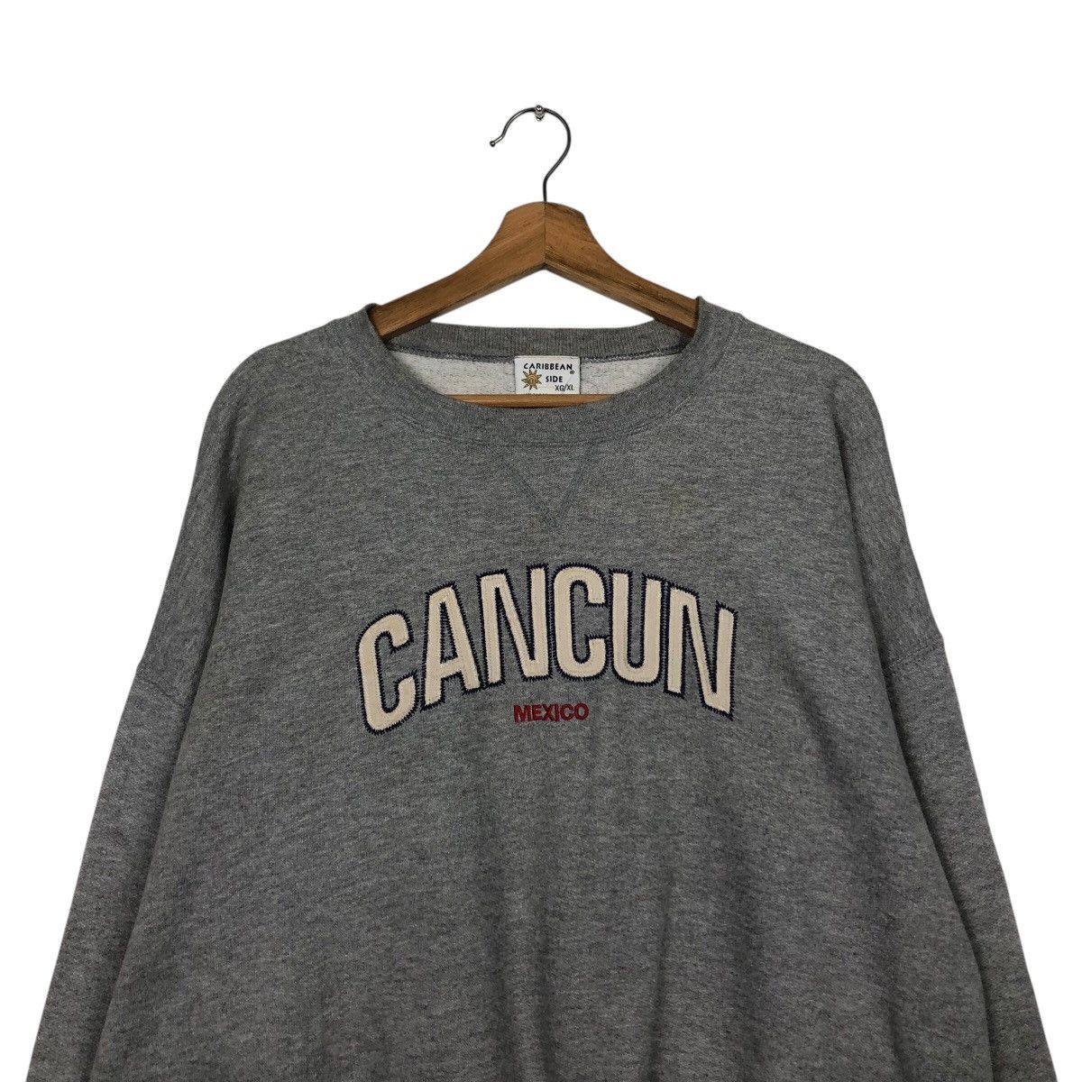 Japanese Brand × Vintage 📌Vintage Sweatshirt Caribbean Mexico Big Logo Spell Out Size US XL / EU 56 / 4 - 4 Thumbnail