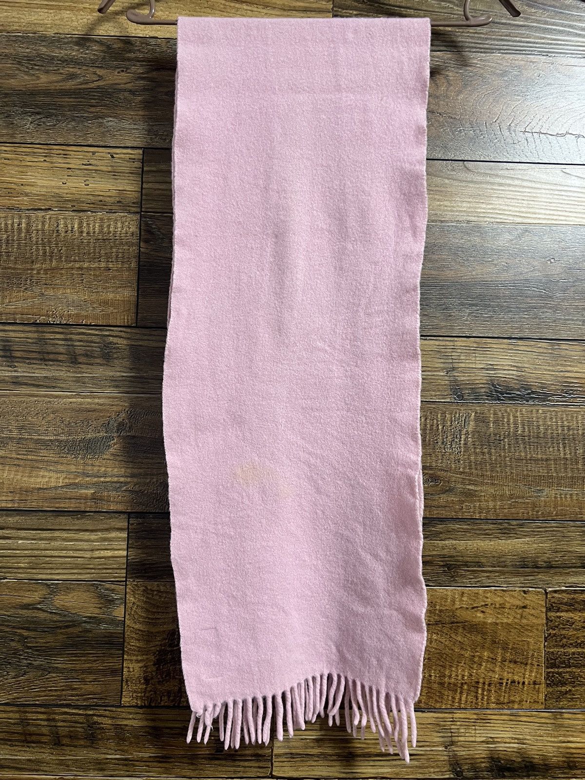 Burberry BURBERRY 💕WOOL PINK SCARF Small logo Size ONE SIZE - 4 Thumbnail