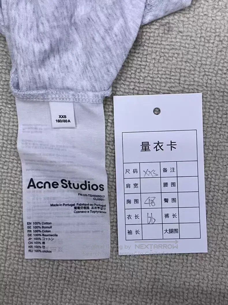 Acne Studios Acne Studios 1996 series letter print casual crewneck shor Size XXS / US 00 / IT 34 - 4 Thumbnail