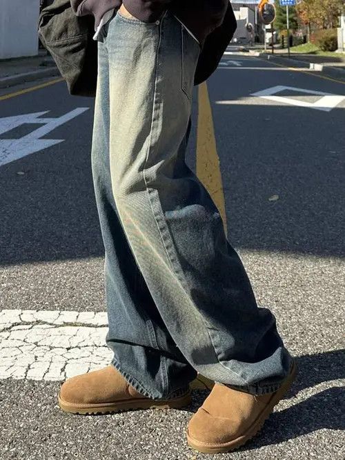 Japanese Brand × Vintage Washed Skate Baggy Denim Jeans Loose Fit Size US 32 / EU 48 - 3 Thumbnail