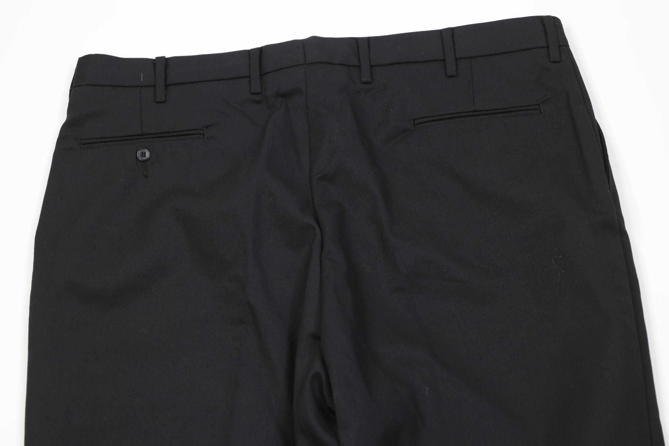 Vintage Vintage 70s Streetwear Flared Wide Leg Chino Pants Black USA Size US 42 / EU 58 - 10 Thumbnail