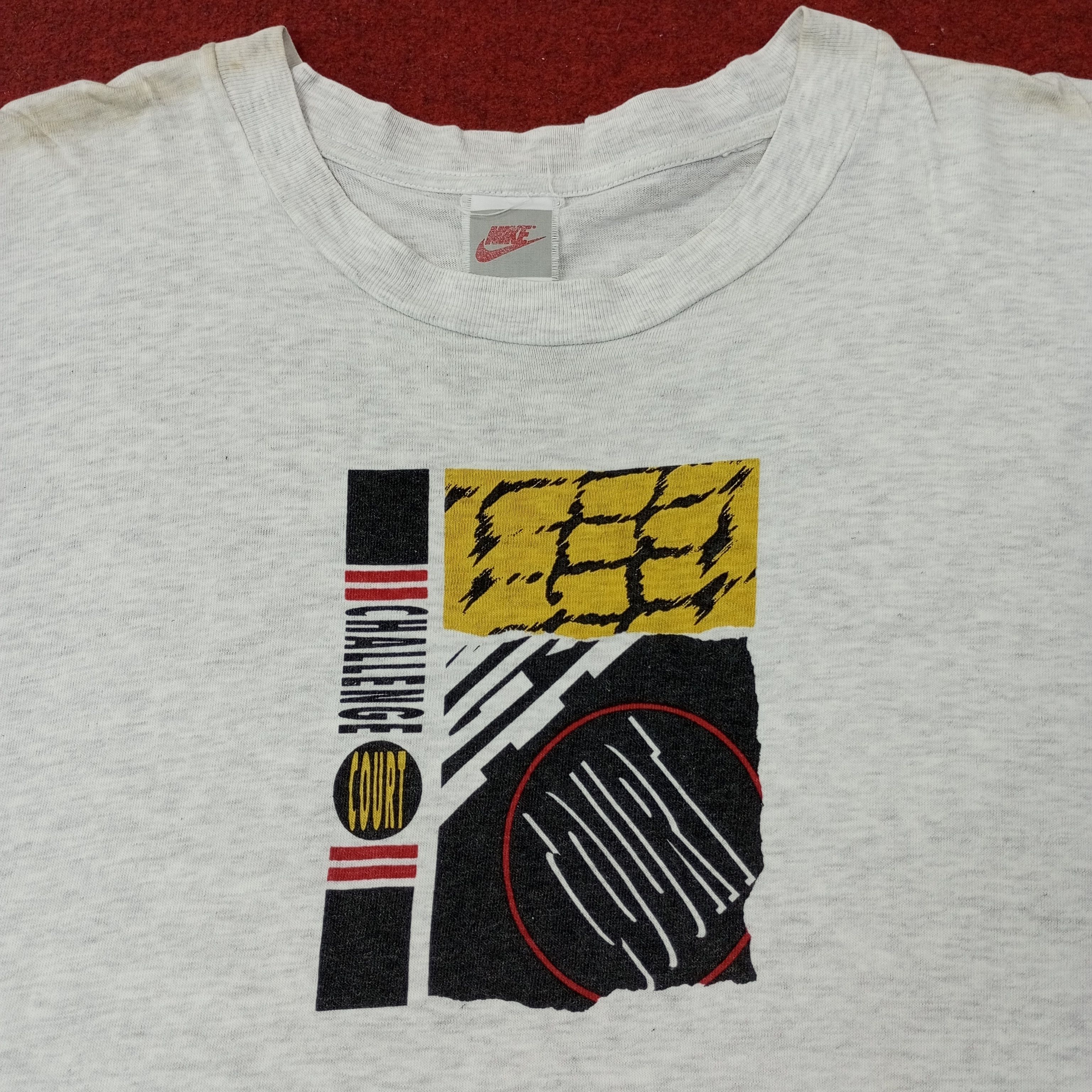 Nike Vintage Nike Challenge Court Tshirt c239n70 Size US L / EU 52-54 / 3 - 2 Thumbnail