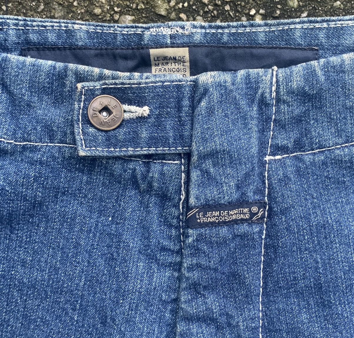 Marithe + Francois Girbaud Le Jean De Marithe Francois Girbaud Reconstructed Pant Size US 35 - 14 Thumbnail