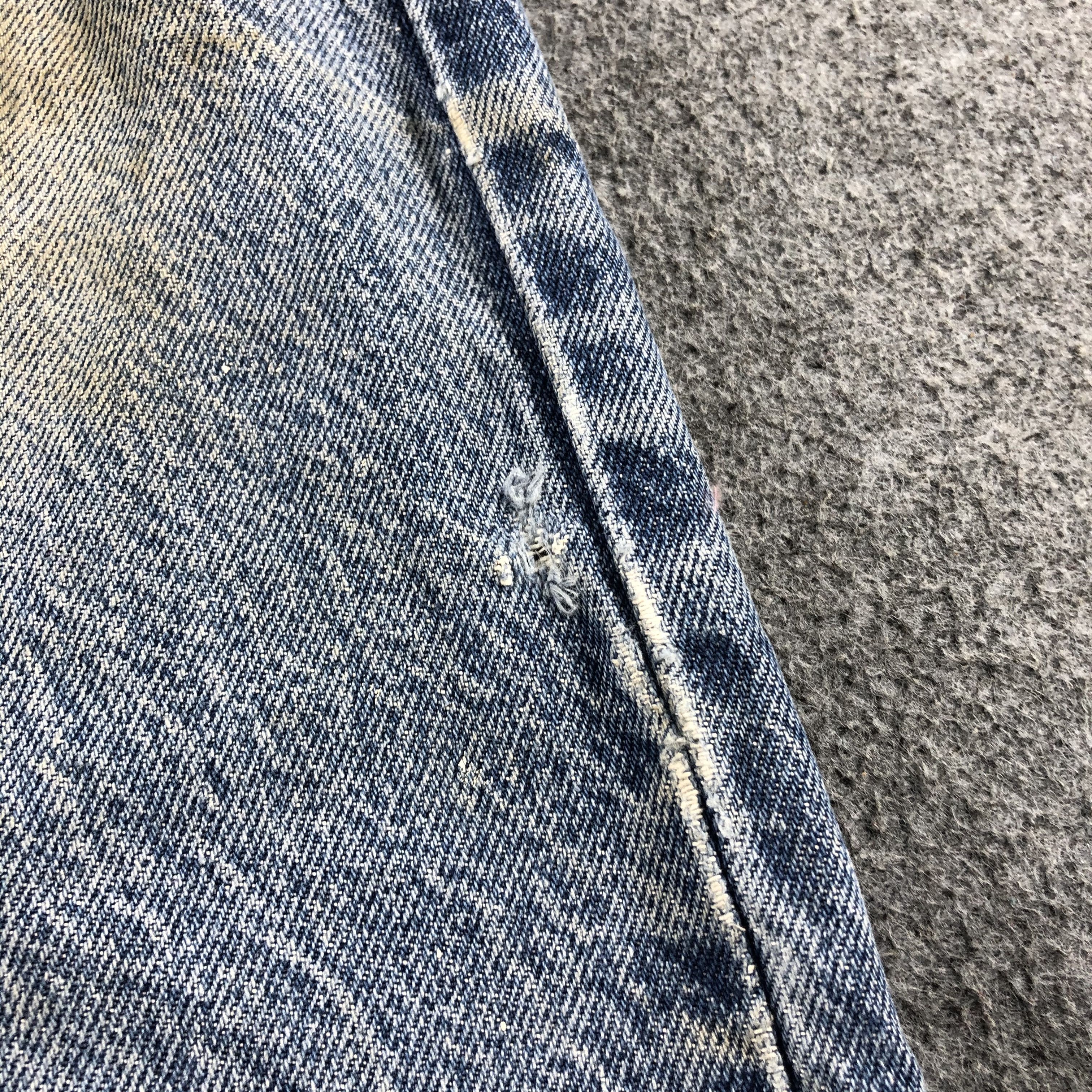 Levi's Vintage Blue Wash Levis 505 Jeans-J2619 Size US 43 - 11 Thumbnail
