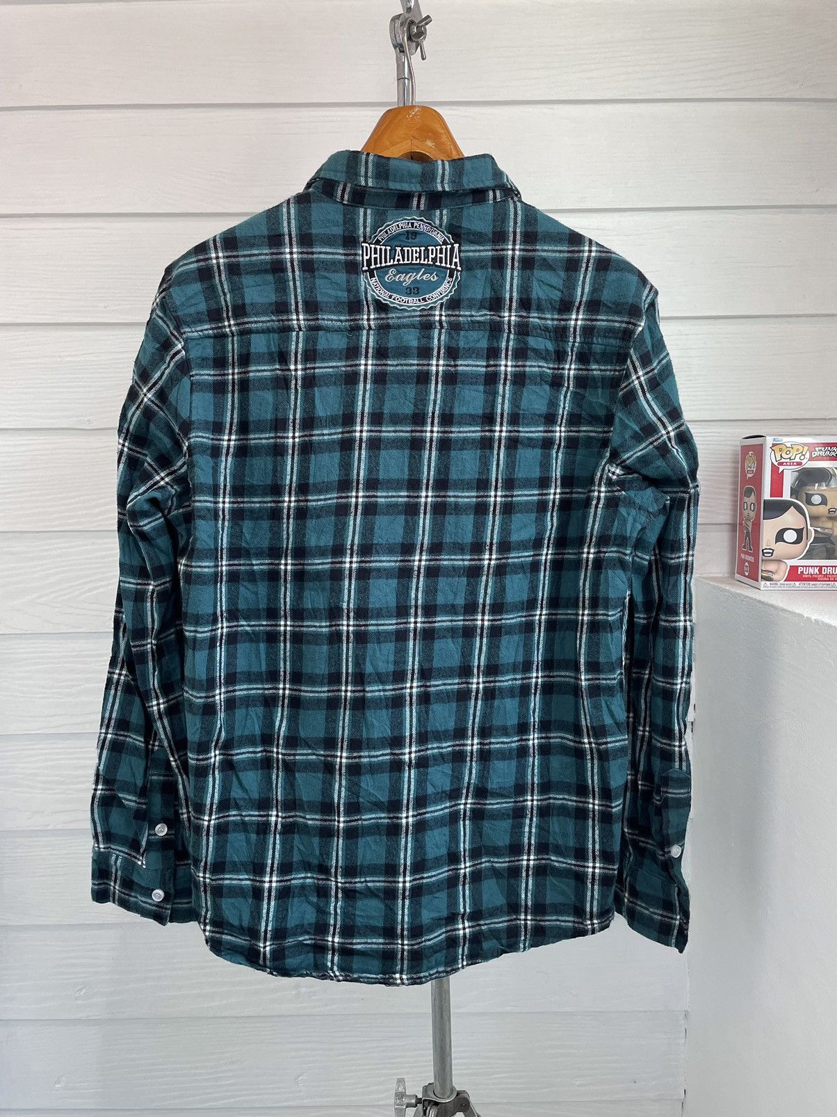 Flannel × NFL PHILADELPHIA EAGLES FLANNEL LONG SLEEVE Size US L / EU 52-54 / 3 - 2 Thumbnail