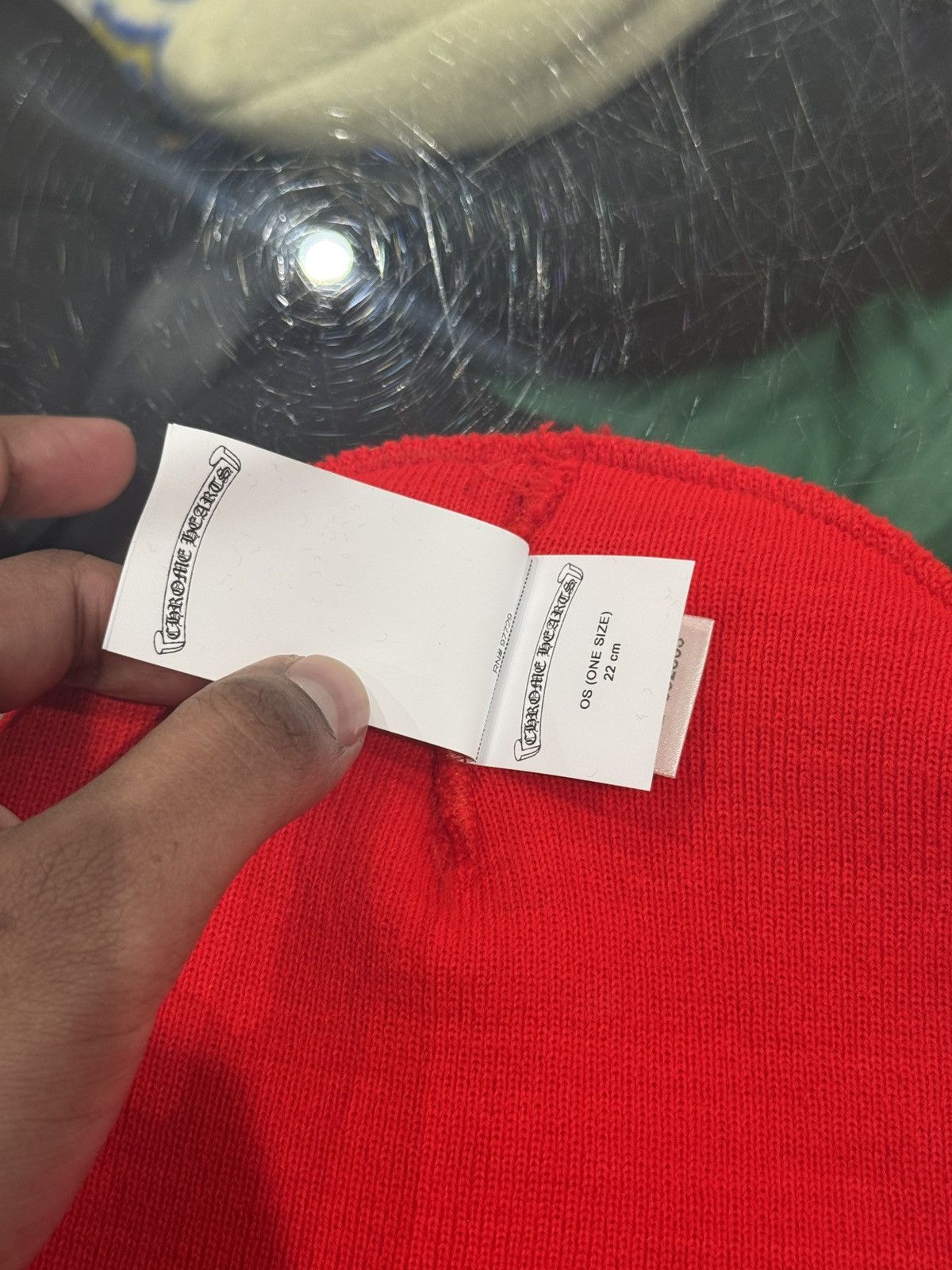 Chrome Hearts Chrome Hearts Embroidered Beanie Red Size ONE SIZE - 5 Thumbnail