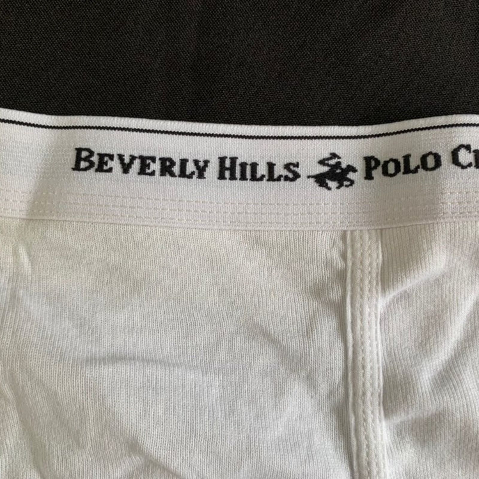 Beverly Hills Polo Club Beverly Hills Polo Club Men's Size 3XL Briefs White Cotton Size ONE SIZE - 3 Thumbnail