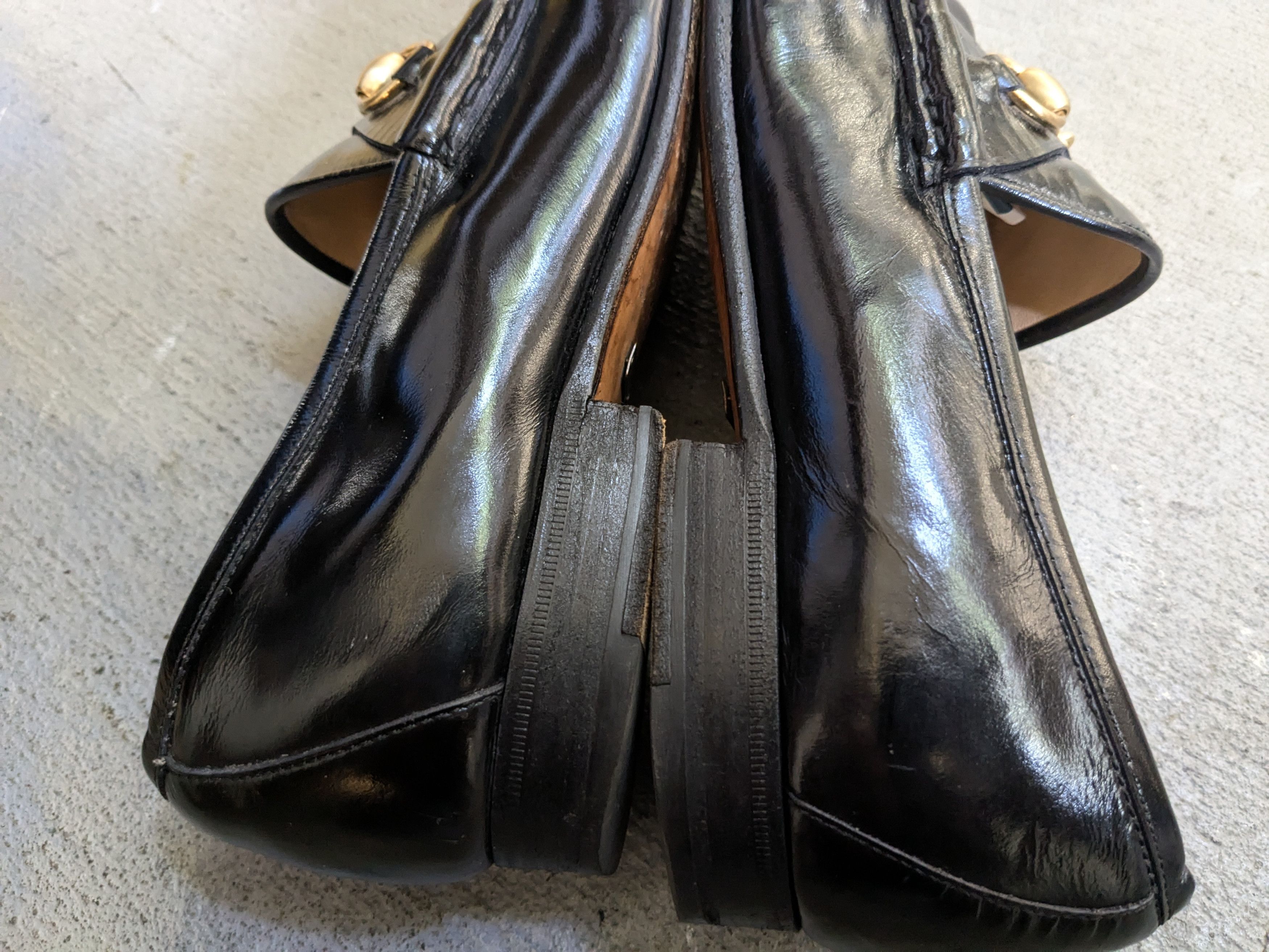 Gucci Gucci Horsebit Loafers Black 9.5 Slip Ons Buckle Snaffle Size US 9.5 / EU 42-43 - 7 Thumbnail