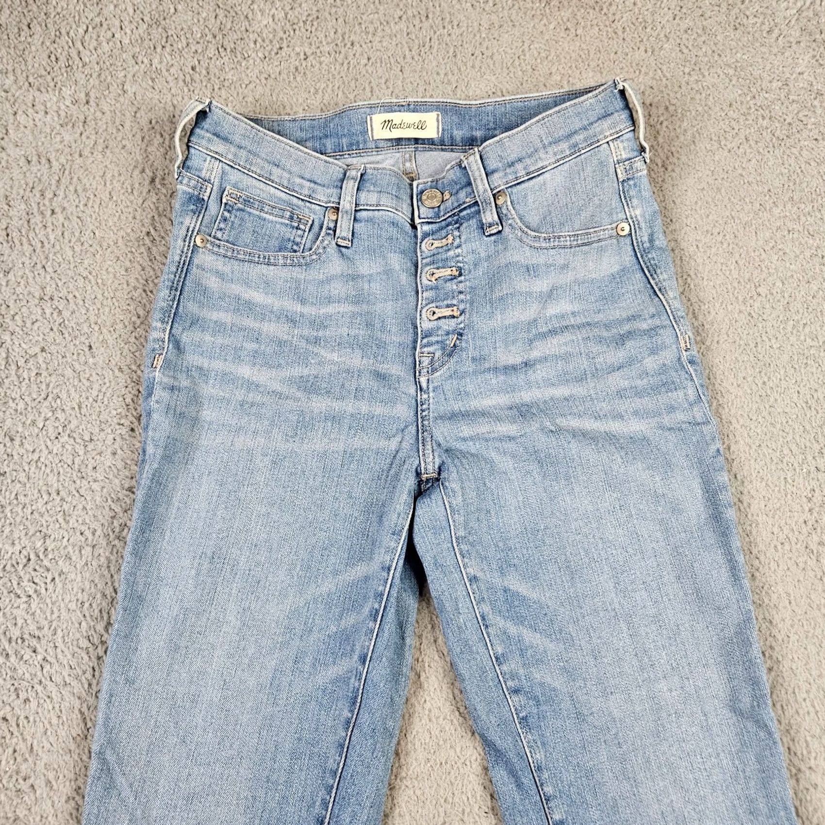 Madewell Madewell Jeans Five pockets Denim 9” High-Rise Skinny Crop Blue Size 26 Womens Regular Size 26" / US 2 / IT 38 - 3 Thumbnail
