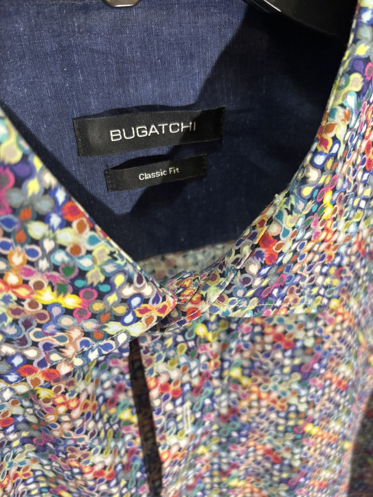BUGATCHI Men’s Bugatchi Short Sleeve Button Down (XL) Size US XL / EU 56 / 4 - 2 Thumbnail