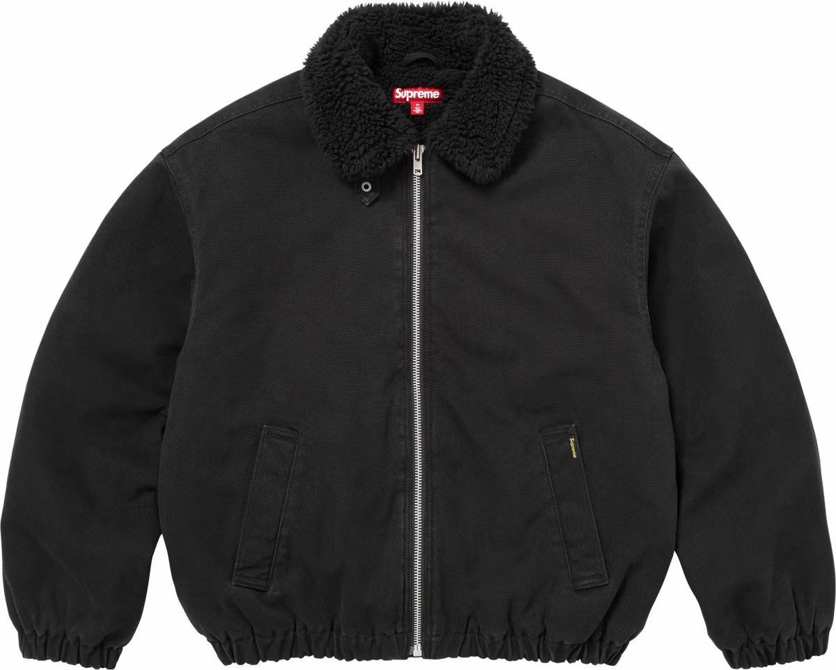Supreme Supreme Faux Sherling Lined Bomber Jacket (FW25) Size US L / EU 52-54 / 3 - 1 Thumbnail