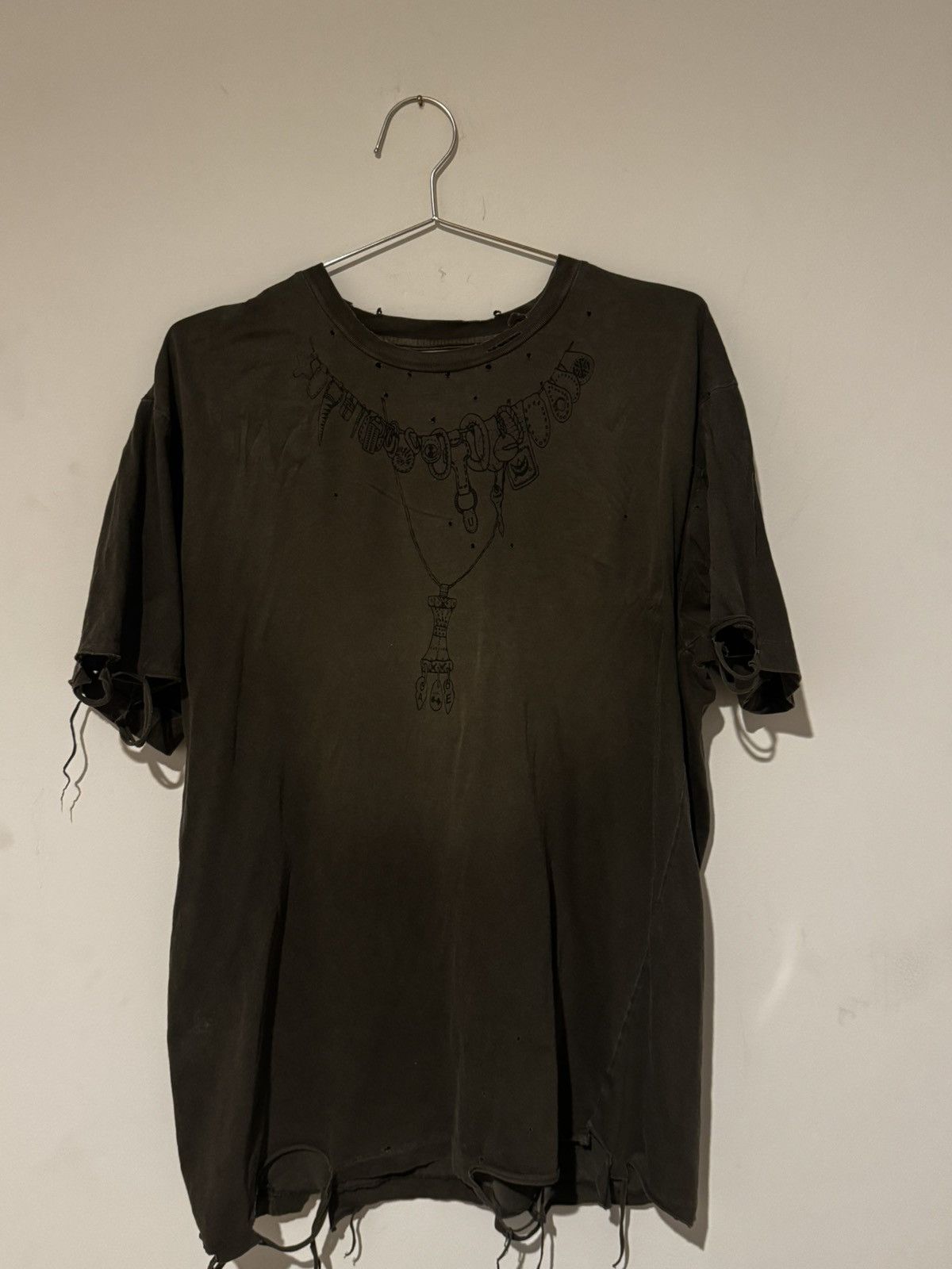 Undercover Distressed Scab Tee | Grailed