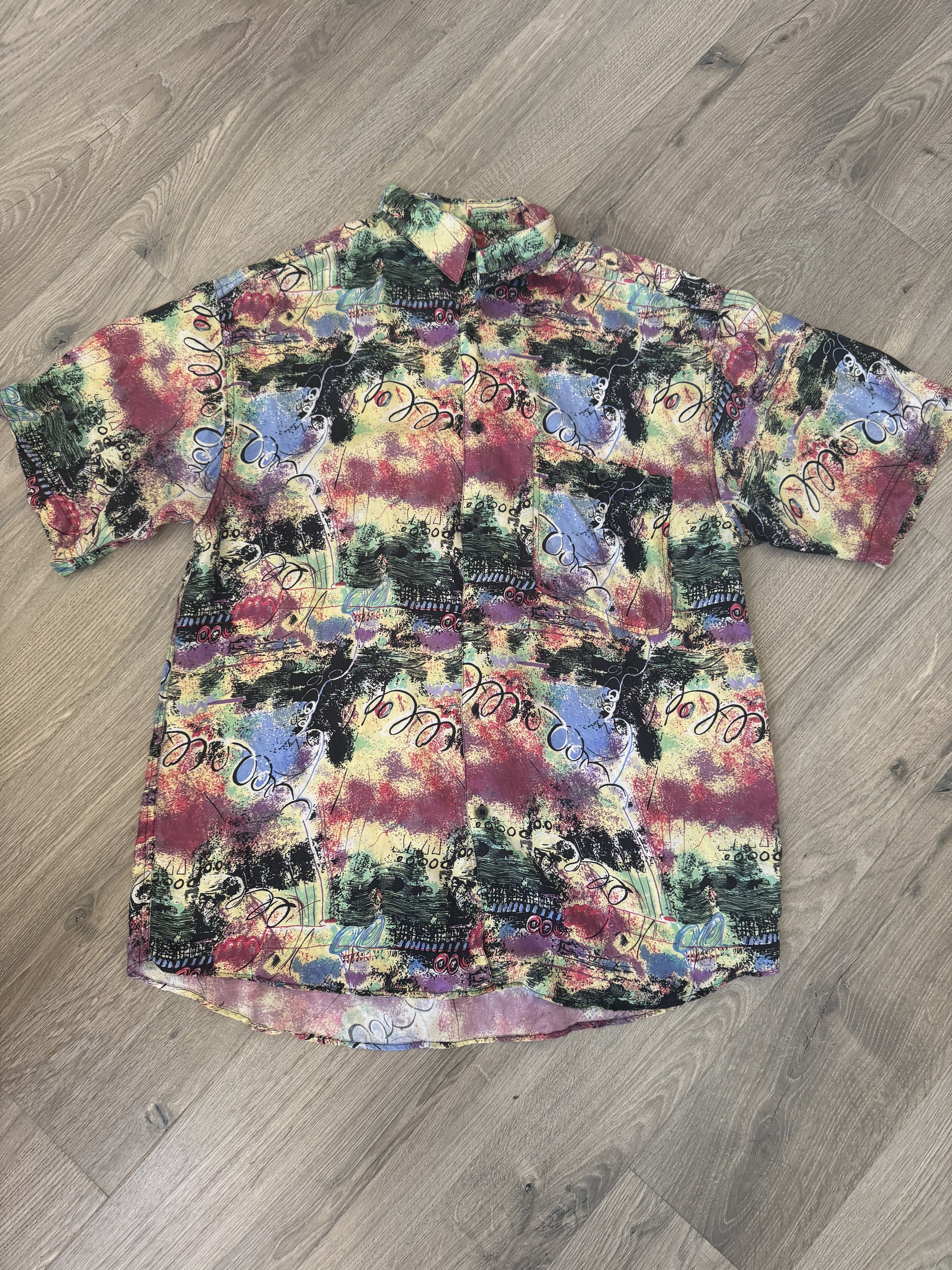 Other Silk Goouch Short Sleeve Button Down Size US M / EU 48-50 / 2 - 1 Thumbnail
