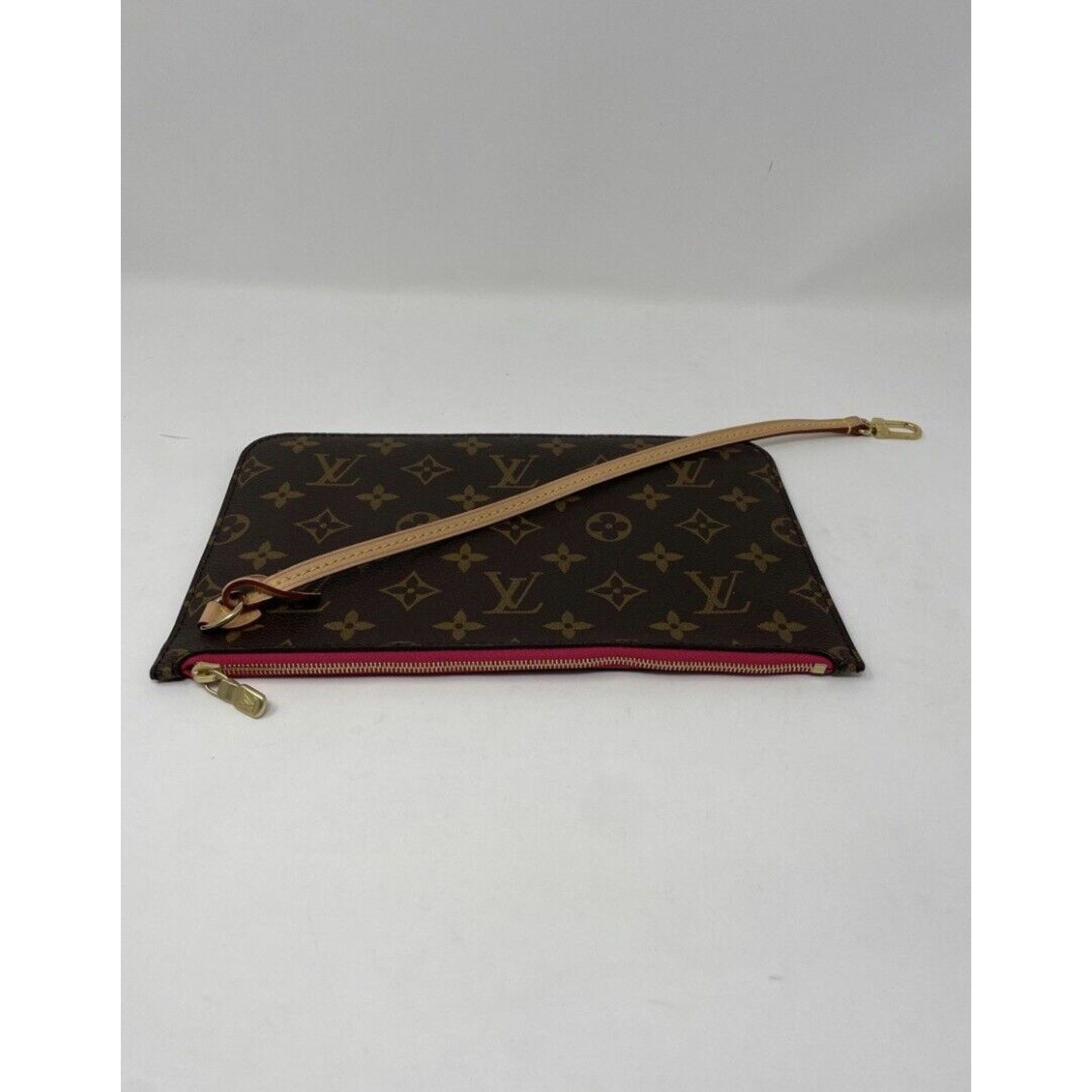 Louis Vuitton LOUIS VUITTON Large Monogram Pink Pouch Pochette Clutch Size ONE SIZE - 6 Thumbnail