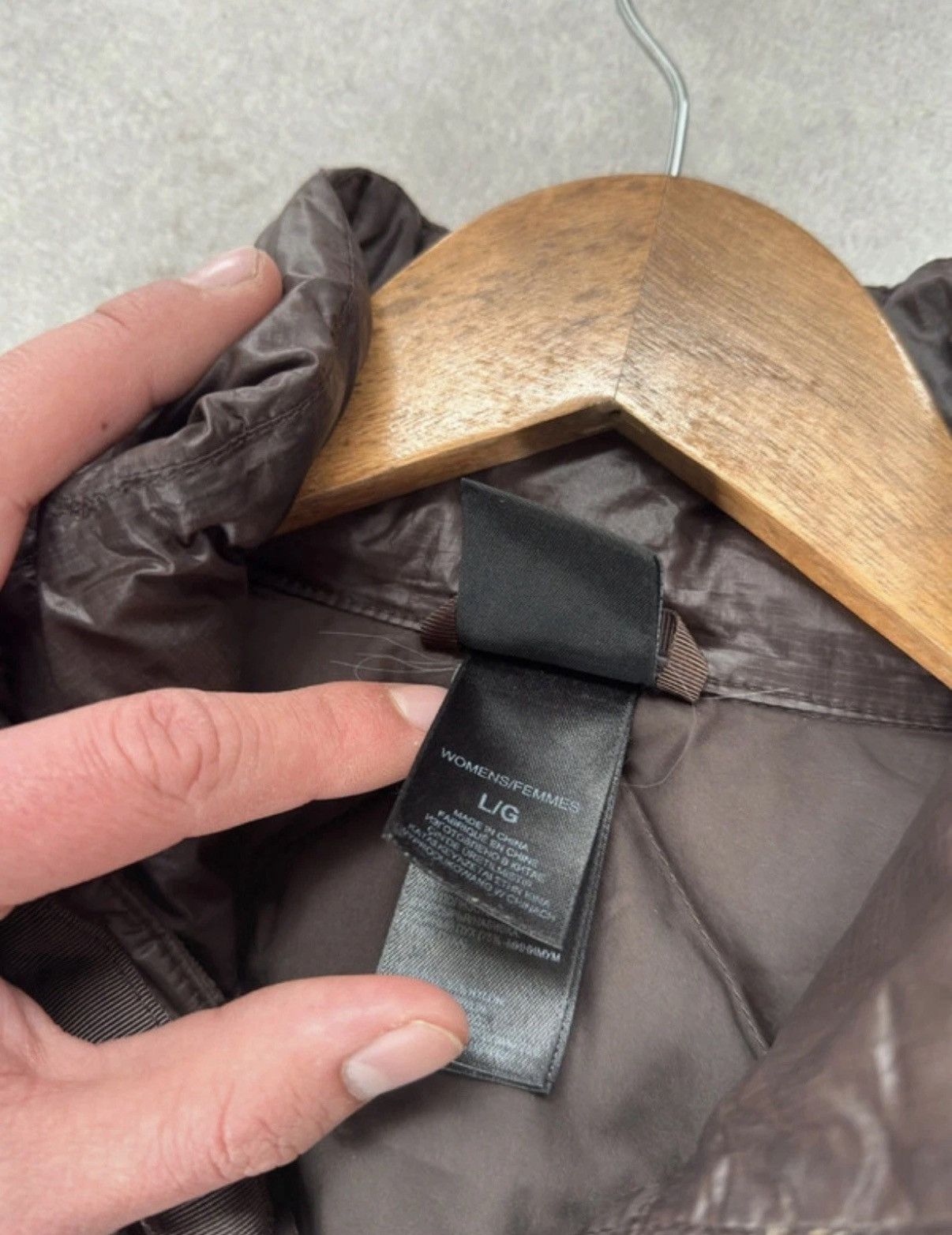 The North Face The North Face 600 Brown Micro Puffer Down Jacket Woman Size L / US 10 / IT 46 - 9 Thumbnail