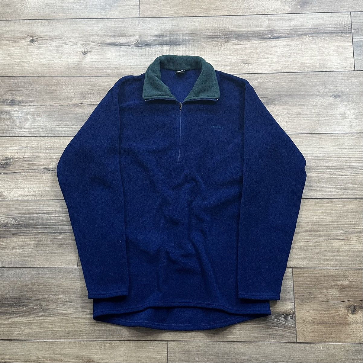 Patagonia Vintage 90s Patagonia Fleece Quarter Zip Pullover Size US M / EU 48-50 / 2 - 1 Thumbnail