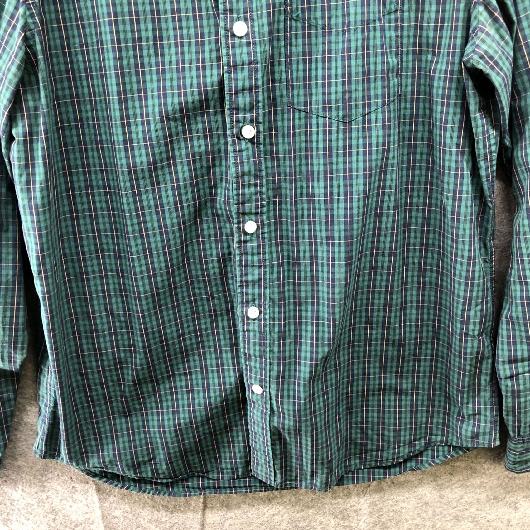 Gap Gap Plaid Button Down Shirt Mens M Green Pine Long Sleeve Size US M / EU 48-50 / 2 - 4 Thumbnail