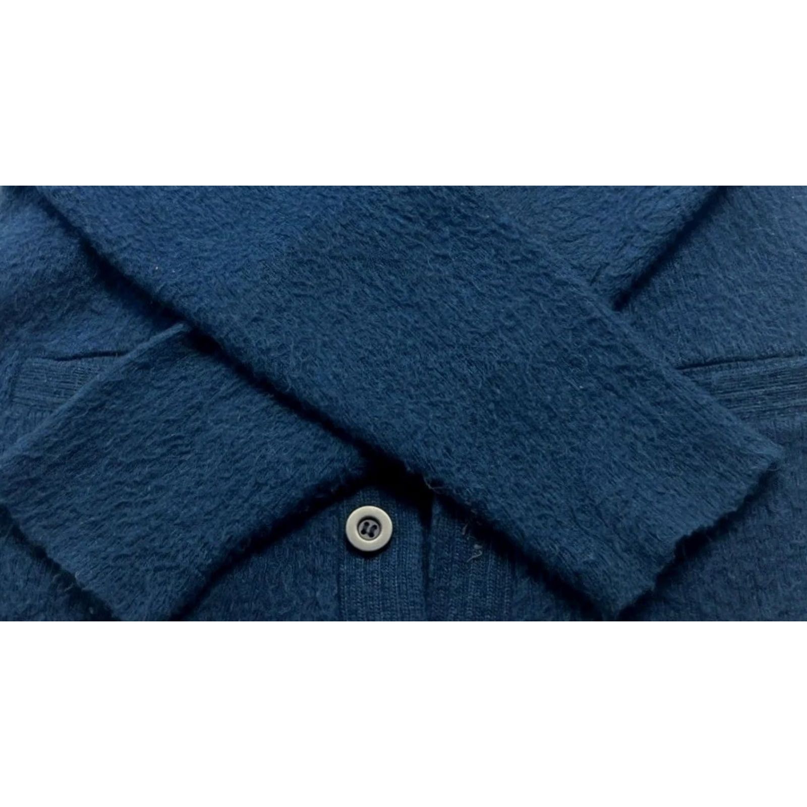 Vintage VINTAGE Barelay Cardigan Womens M Mohair Blend Blue V-Neck Pocket Lightweight All Seasons Relaxesf Size M / US 6-8 / IT 42-44 - 3 Thumbnail