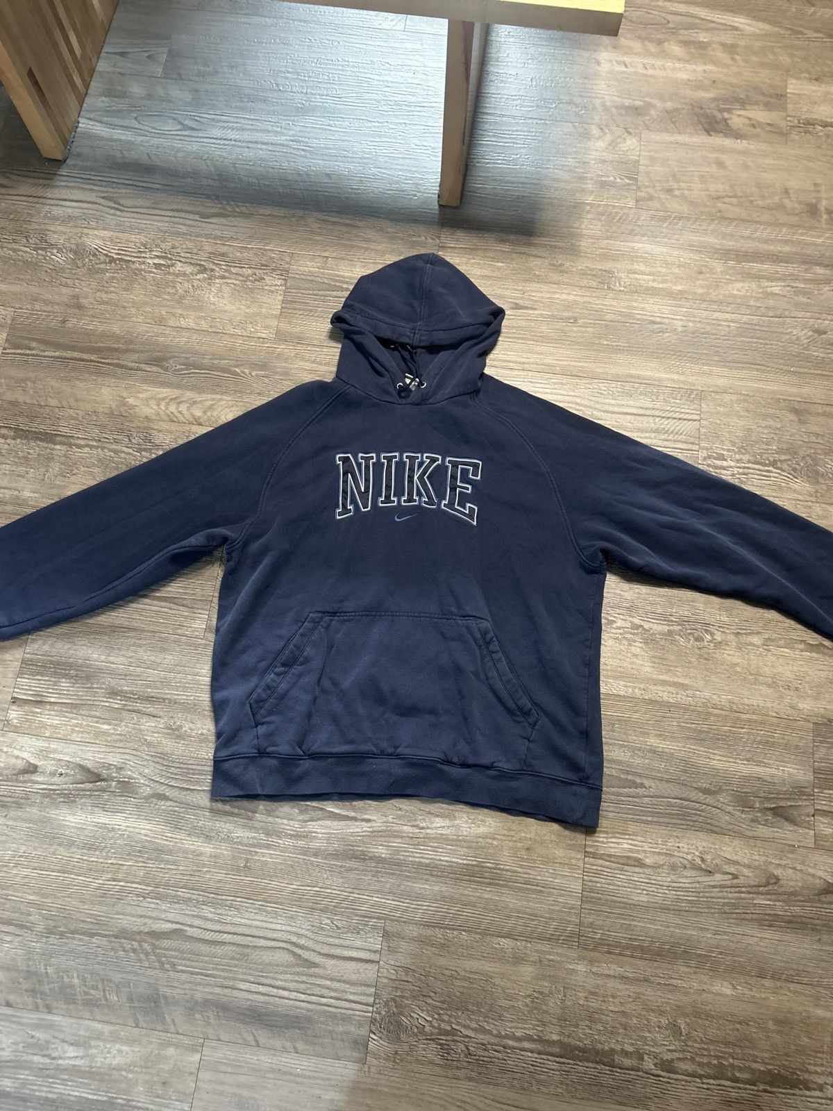Vintage 2000s blue nike hoodie