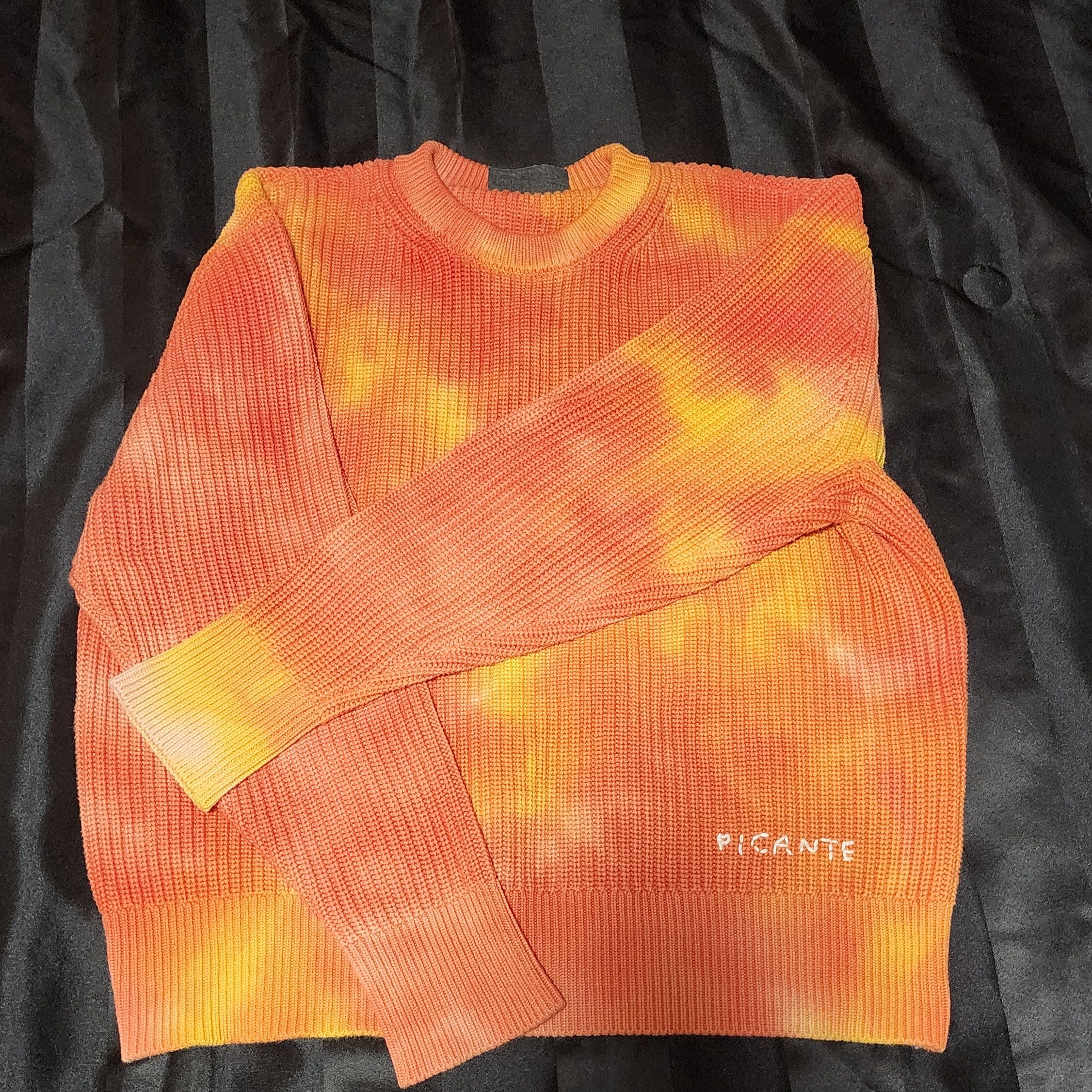 Other PICANTE ribbed knit sweater tie dye sunburst Size US S / EU 44-46 / 1 - 7 Thumbnail