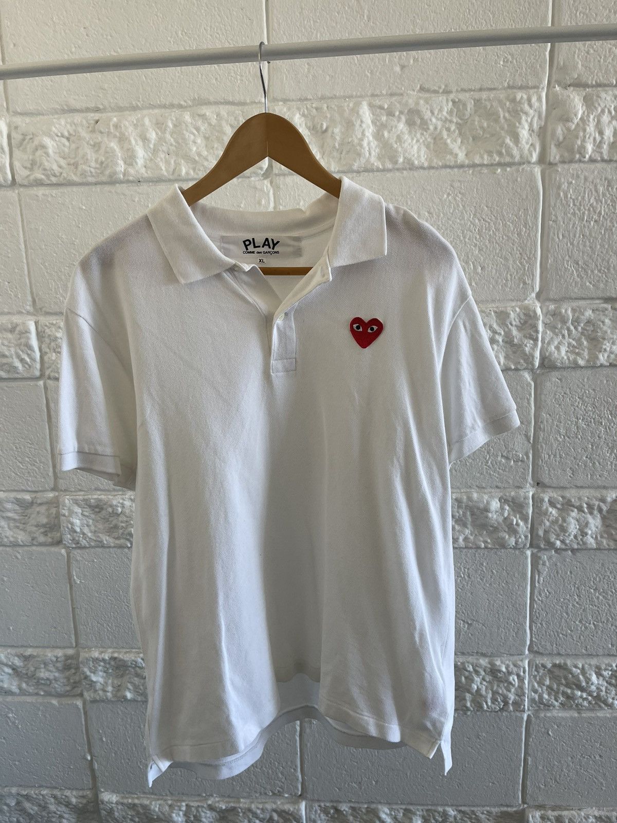 Comme des Garcons CDG play polo Grailed