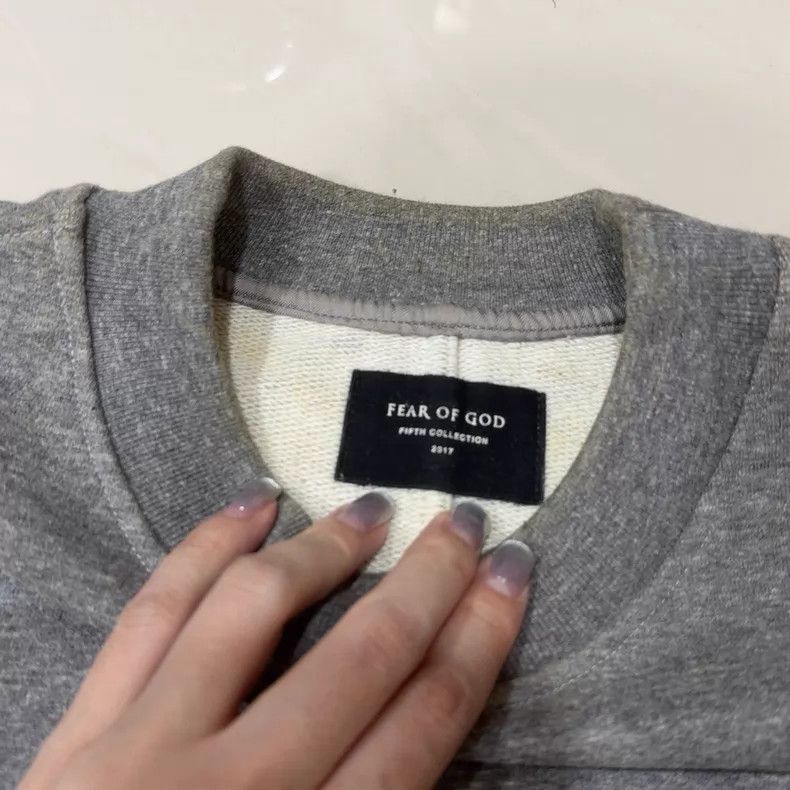 Fear of God Fear of God Gray crew neck sweatshirt Size US M / EU 48-50 / 2 - 2 Thumbnail