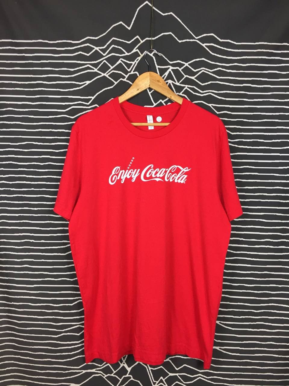 Coca Cola Enjoy Coca Cola Spell Out Logo Tee Size US XL / EU 56 / 4 - 1 Thumbnail