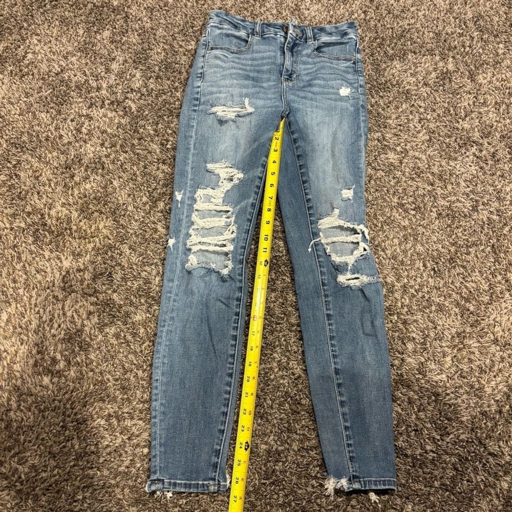 American Eagle Outfitters Women’s American Eagle High Rise Curvy Jegging Jeans Size 26" / US 2 / IT 38 - 7 Thumbnail