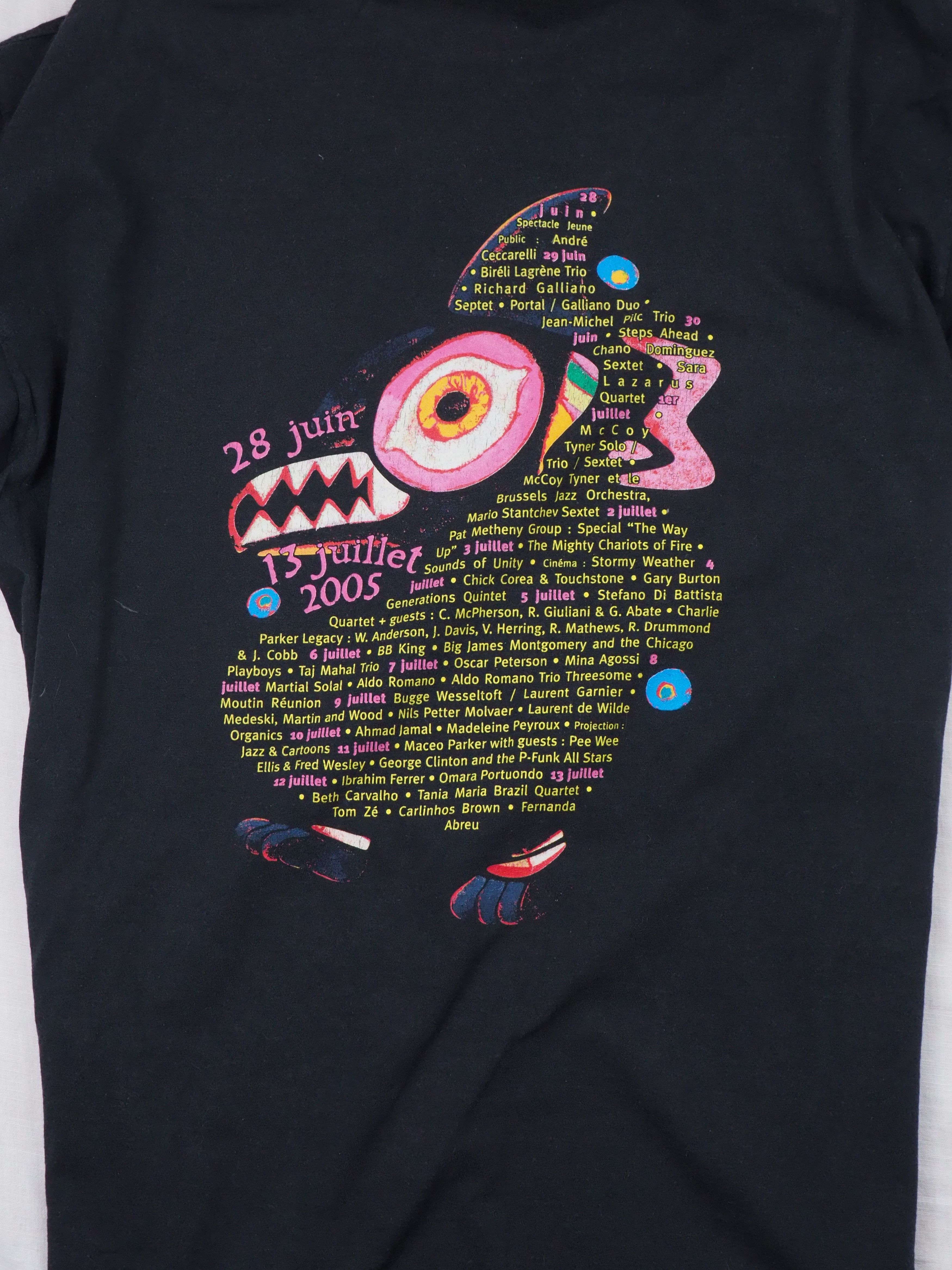 Band Tees Jazz à Vienne 2005 Festival Tee Retro Vintage Size US M / EU 48-50 / 2 - 4 Thumbnail