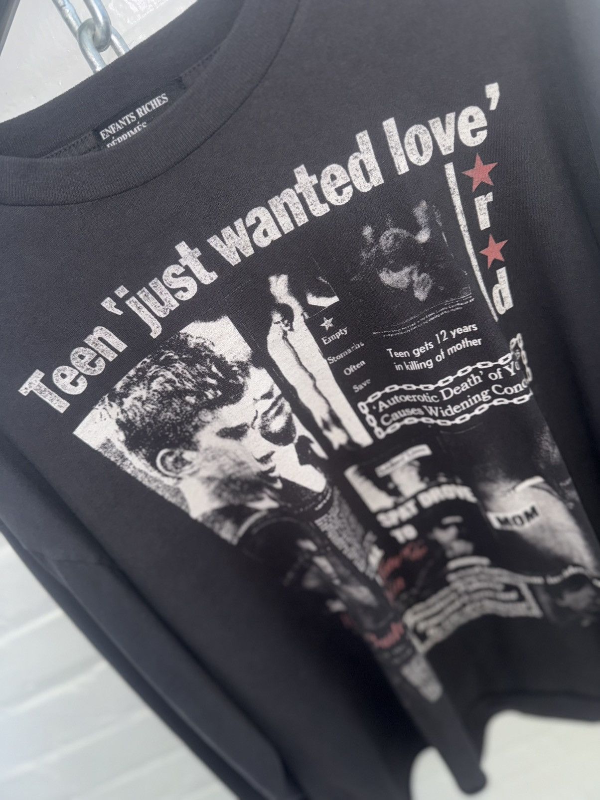 Enfants Riches Deprimes Enfants Riches Déprimés Teen ‘just wanted love’ longsleeve Size US L / EU 52-54 / 3 - 2 Thumbnail