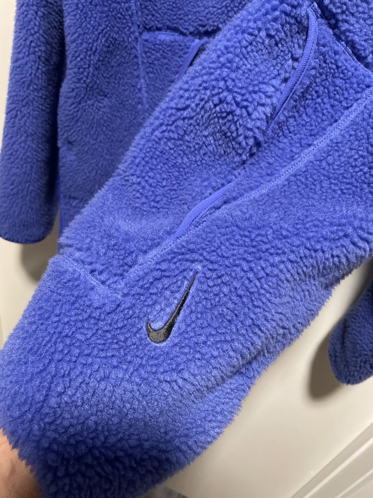 Nike Nike Blue Yoga Fleece Size US L / EU 52-54 / 3 - 2 Thumbnail