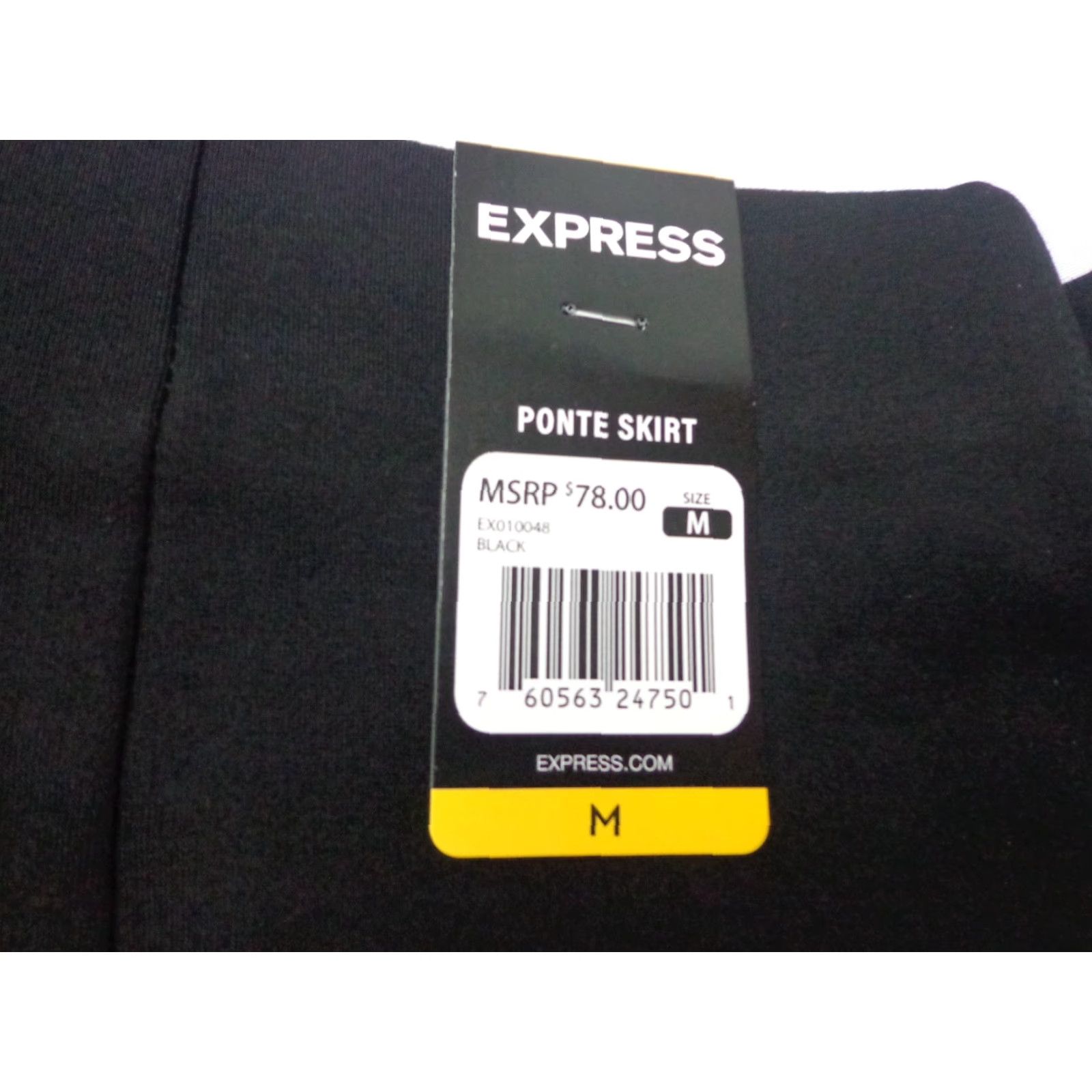 Express Express Skirt Woman Short Mini Pull On Black Size M Size 32" / US 10 / IT 46 - 2 Thumbnail