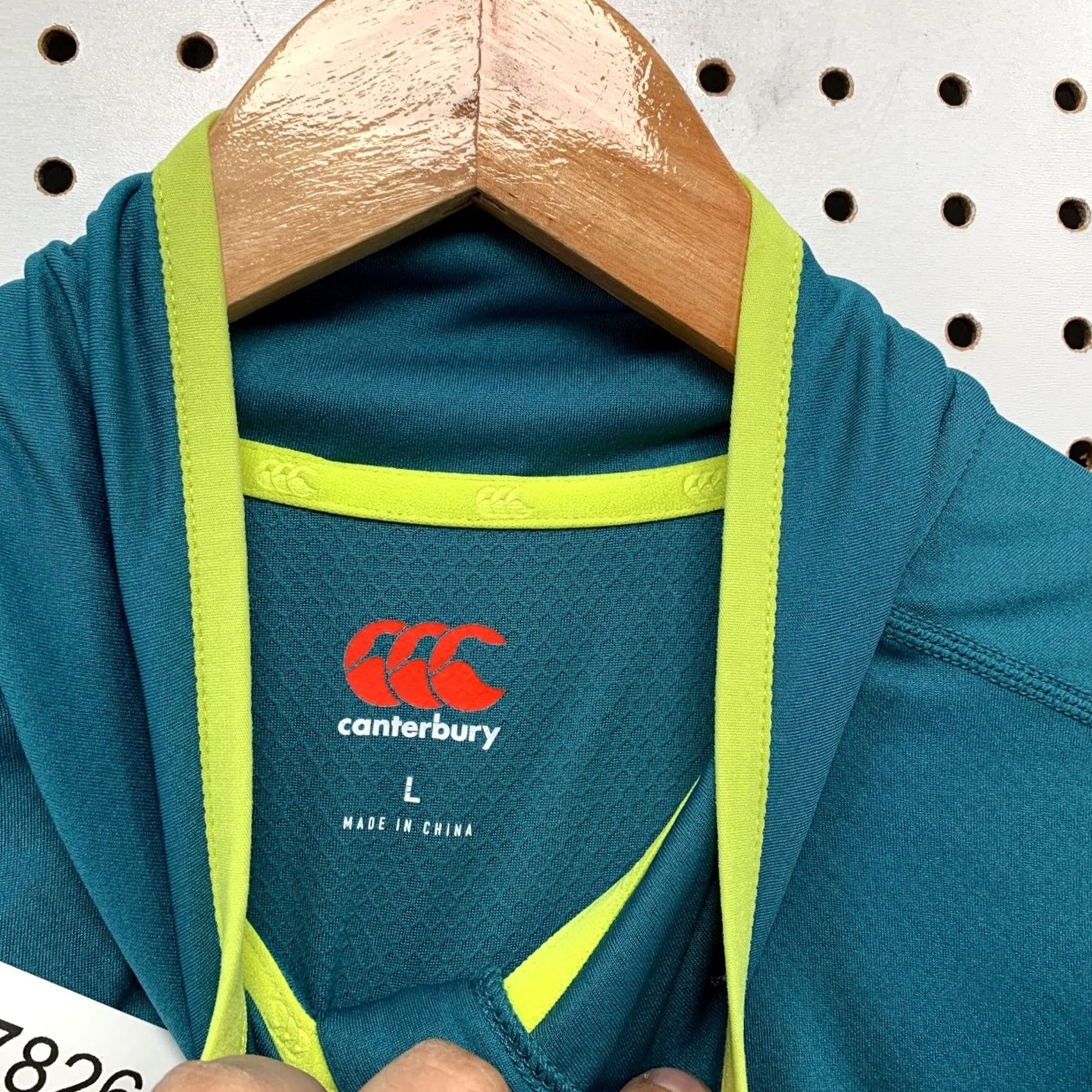 Vintage Canterbury Ireland IRFU 1/4 Quarter Zip Pullover Mens Large Teal Rugby Shirt Size US L / EU 52-54 / 3 - 5 Thumbnail
