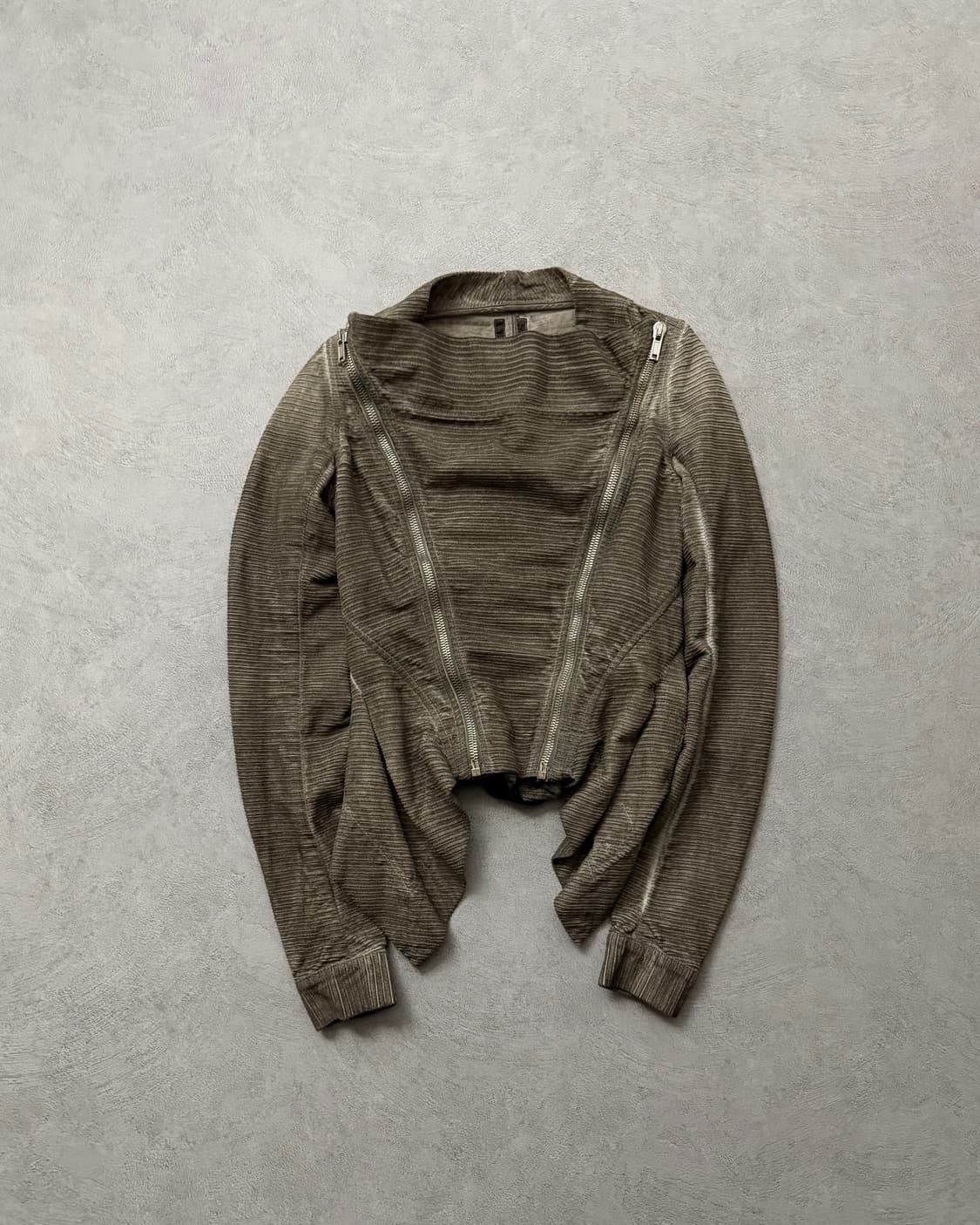 Rick Owens Drkshdw Rick Owens DRKSHDW Biker Jacket Size S / US 4 / IT 40 - 9 Thumbnail