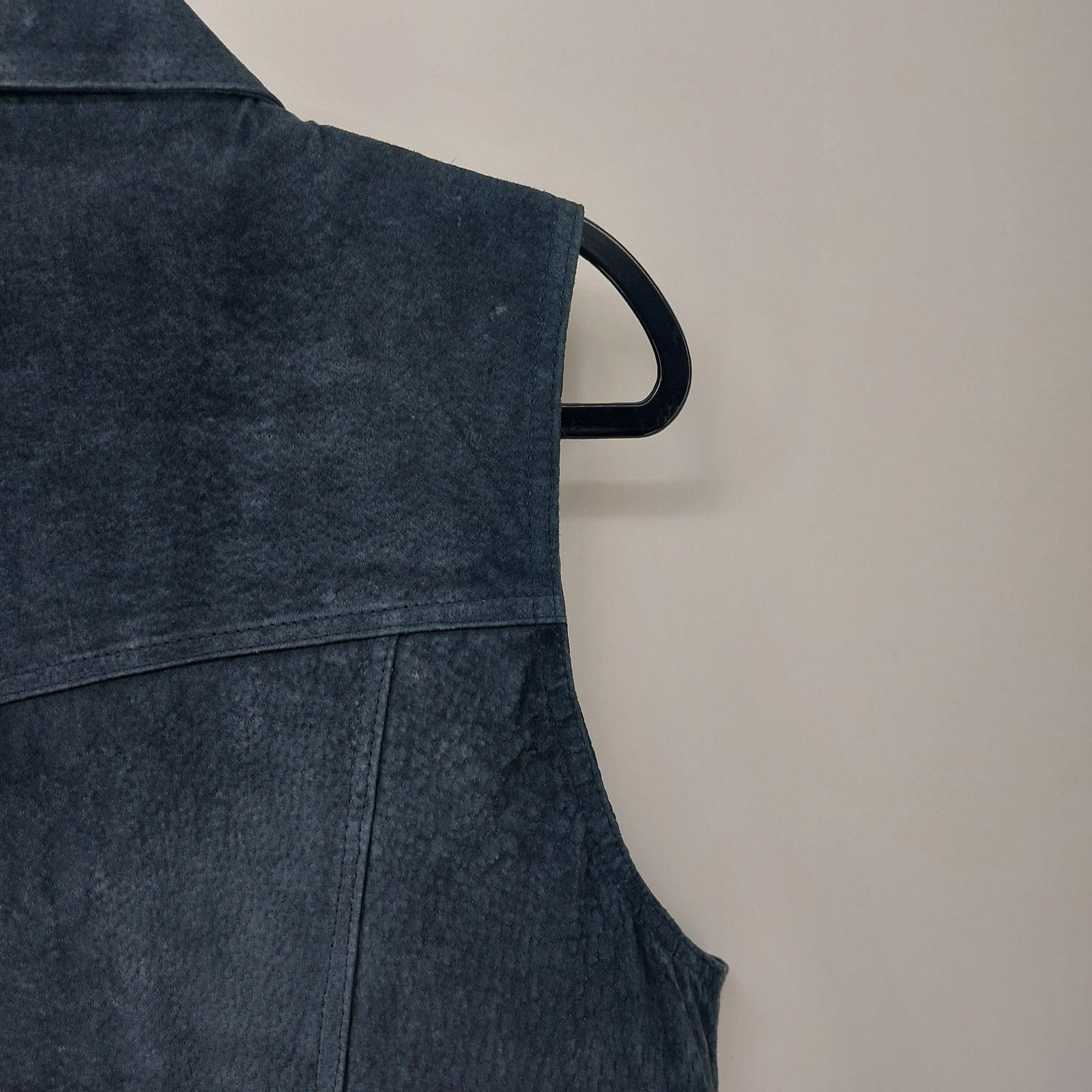 Vintage Mariah MPW Size L Hippy Navy Blue Vest Suede Western Cowgirl Size L / US 10 / IT 46 - 14 Thumbnail