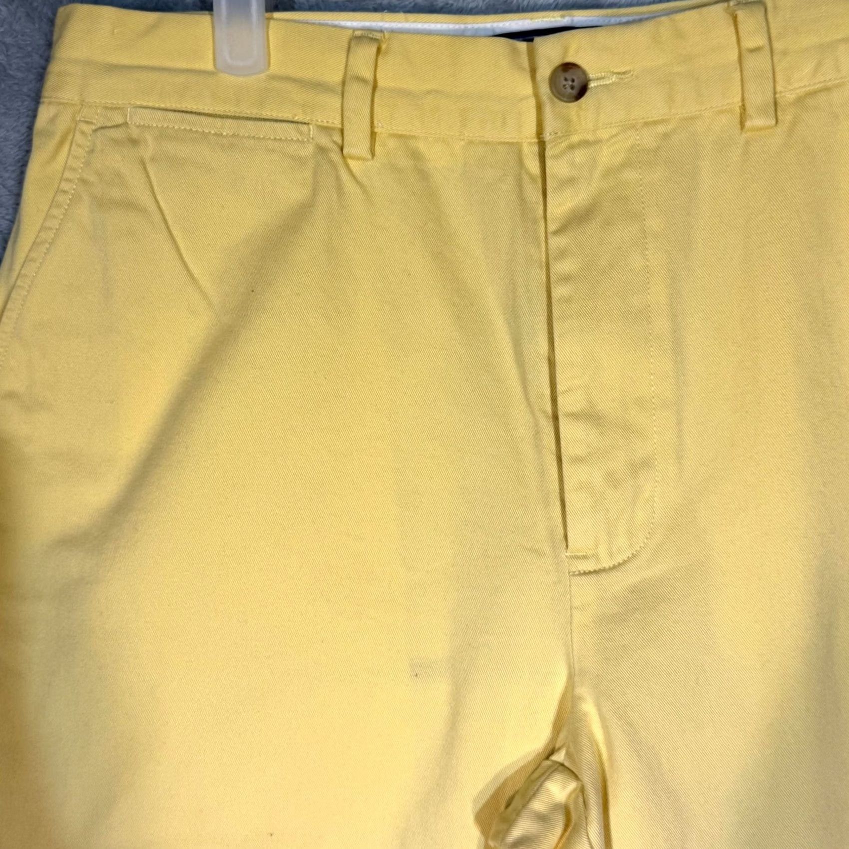 Polo Ralph Lauren Polo Ralph Lauren Chino Pants Men’s 33 x 34 Flat Front Mid-Rise Yellow Cotton Pants Size US XS / EU 42 / 0 - 3 Thumbnail