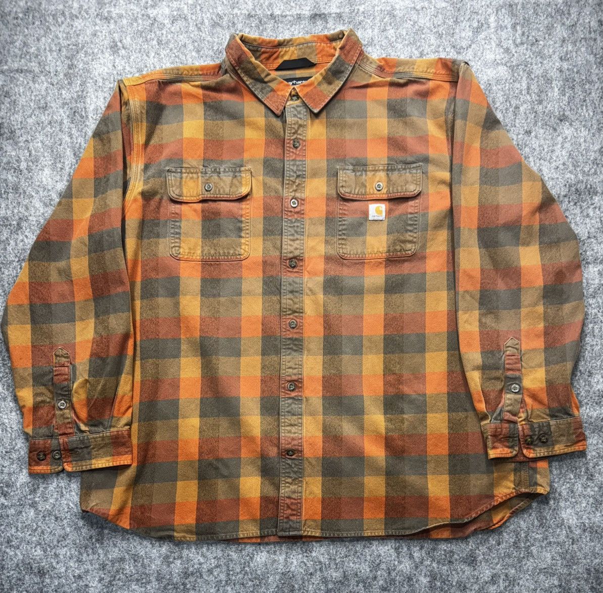 Carhartt Carhartt Flannel Shirt Loose Fit Size US XXL / EU 58 / 5 - 1 Thumbnail