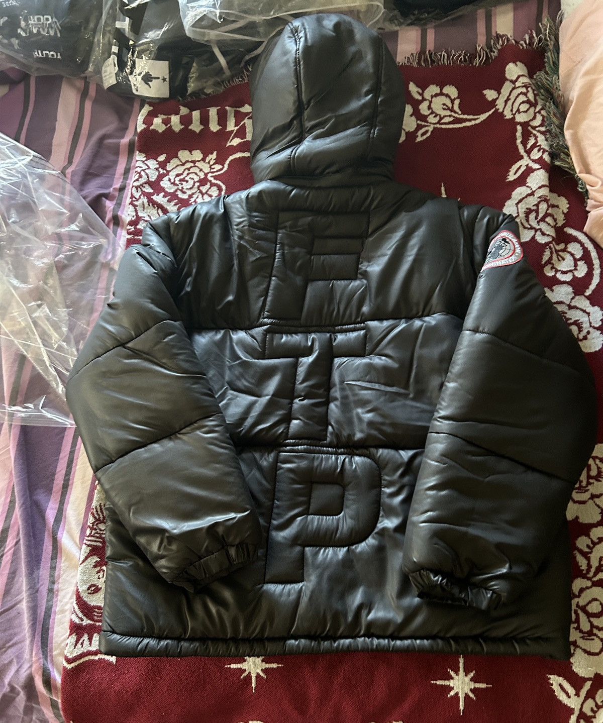 Fuck The Population Ftp world domination puffer jacket xlarge 