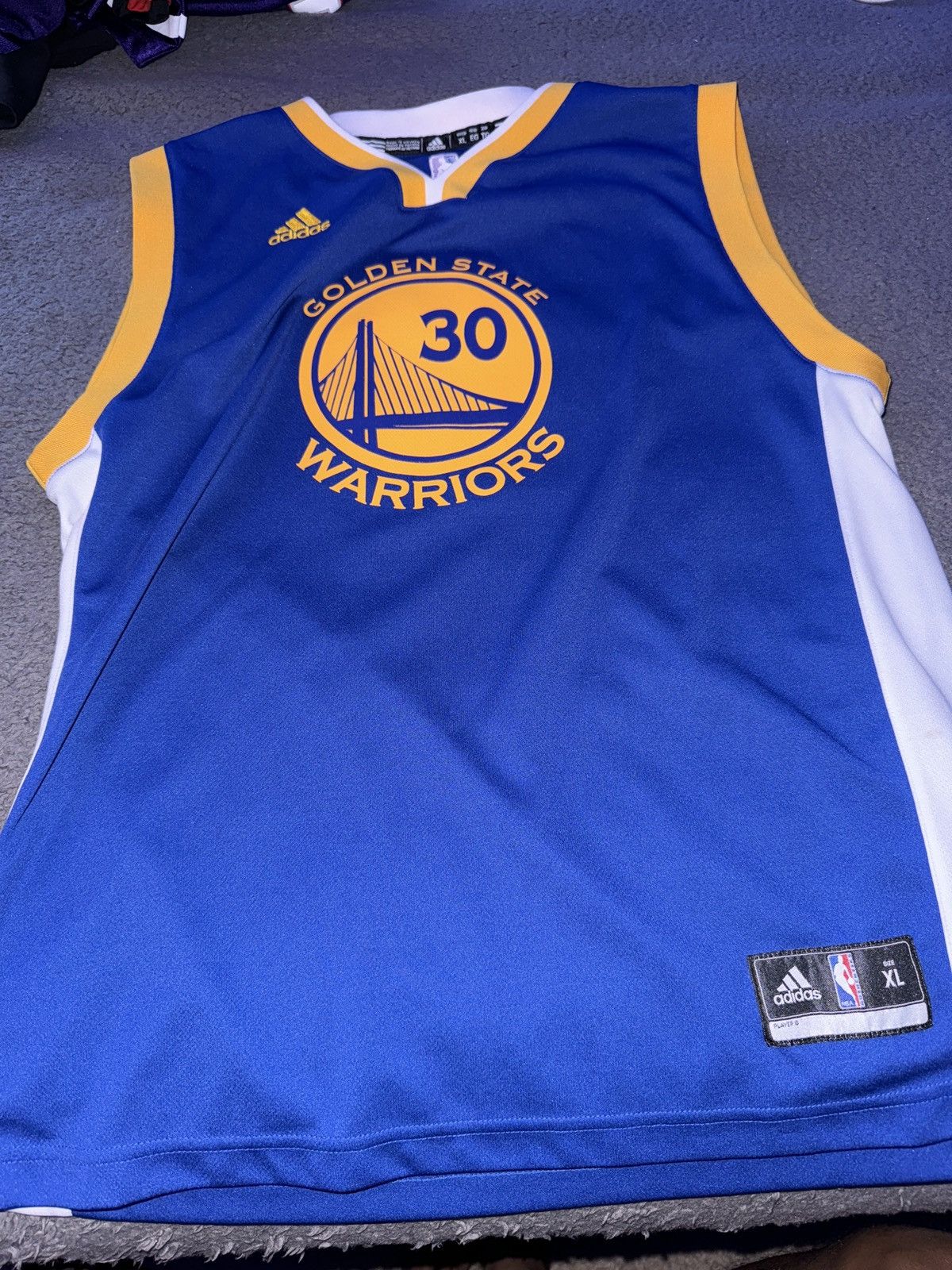 Adidas Stephen Curry Golden State Jersey Size US XL / EU 56 / 4 - 1 Thumbnail