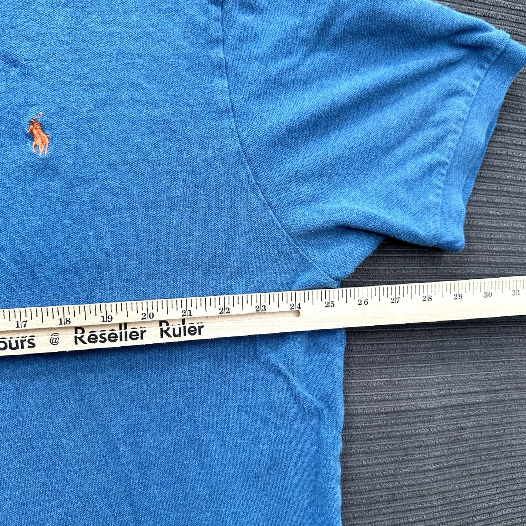 Ralph Lauren Polo Ralph Lauren Polo Shirt Men 2XL Blue Cotton Golf Preppy Casual Polo Shirt Mens Blue 2XL Size US XXL / EU 58 / 5 - 4 Thumbnail