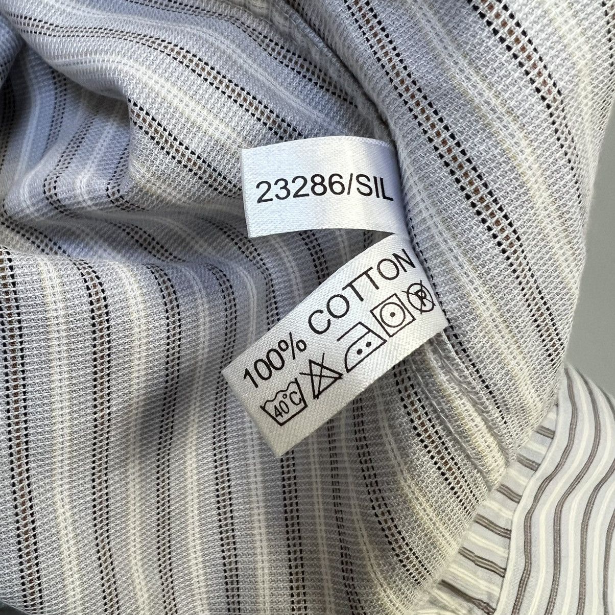 Vintage × Yves Saint Laurent Yves Saint Laurent Vintage Striped Shirt y2k Size US M / EU 48-50 / 2 - 14 Thumbnail