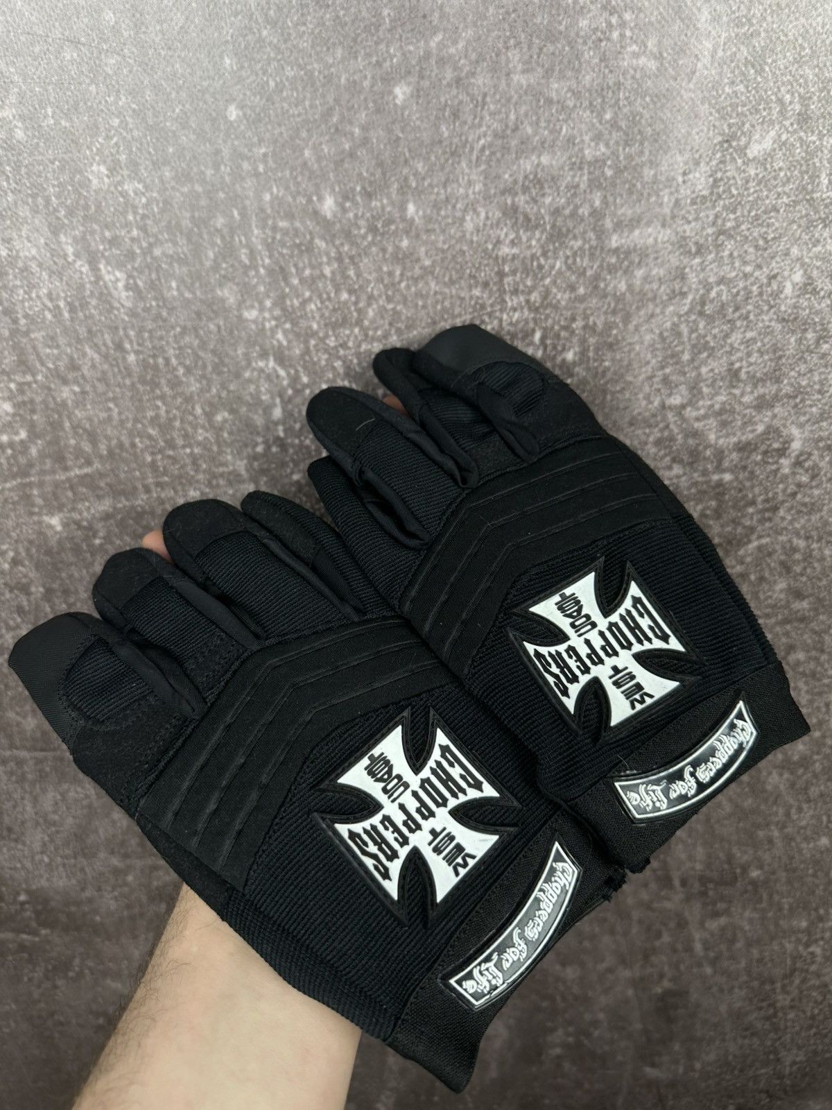 West Coast Choppers West Coast Choppers 90s Vintage Gloves Size ONE SIZE - 1 Thumbnail