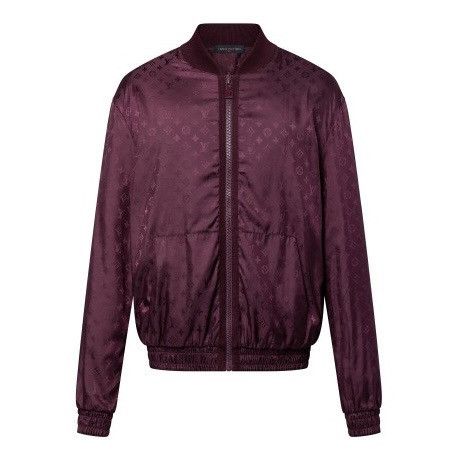 Louis Vuitton Louis Vuitton burgundy monogram reversible bomber jacket S Size US S / EU 44-46 / 1 - 1 Thumbnail