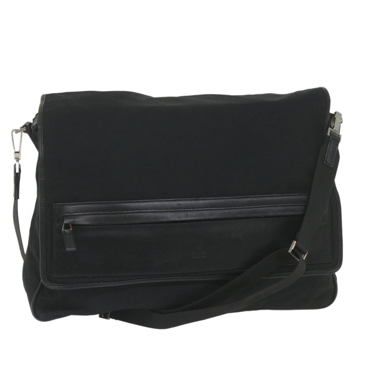Gucci Shoulder Bag Nylon Black 019 019, Women's