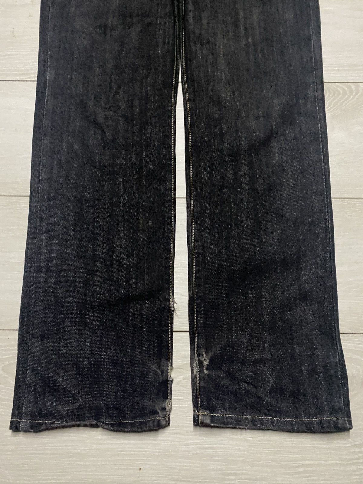 Edwin Japanese Edwin 403 Denim Distressed Loose Jeans Size US 34 / EU 50 - 5 Thumbnail