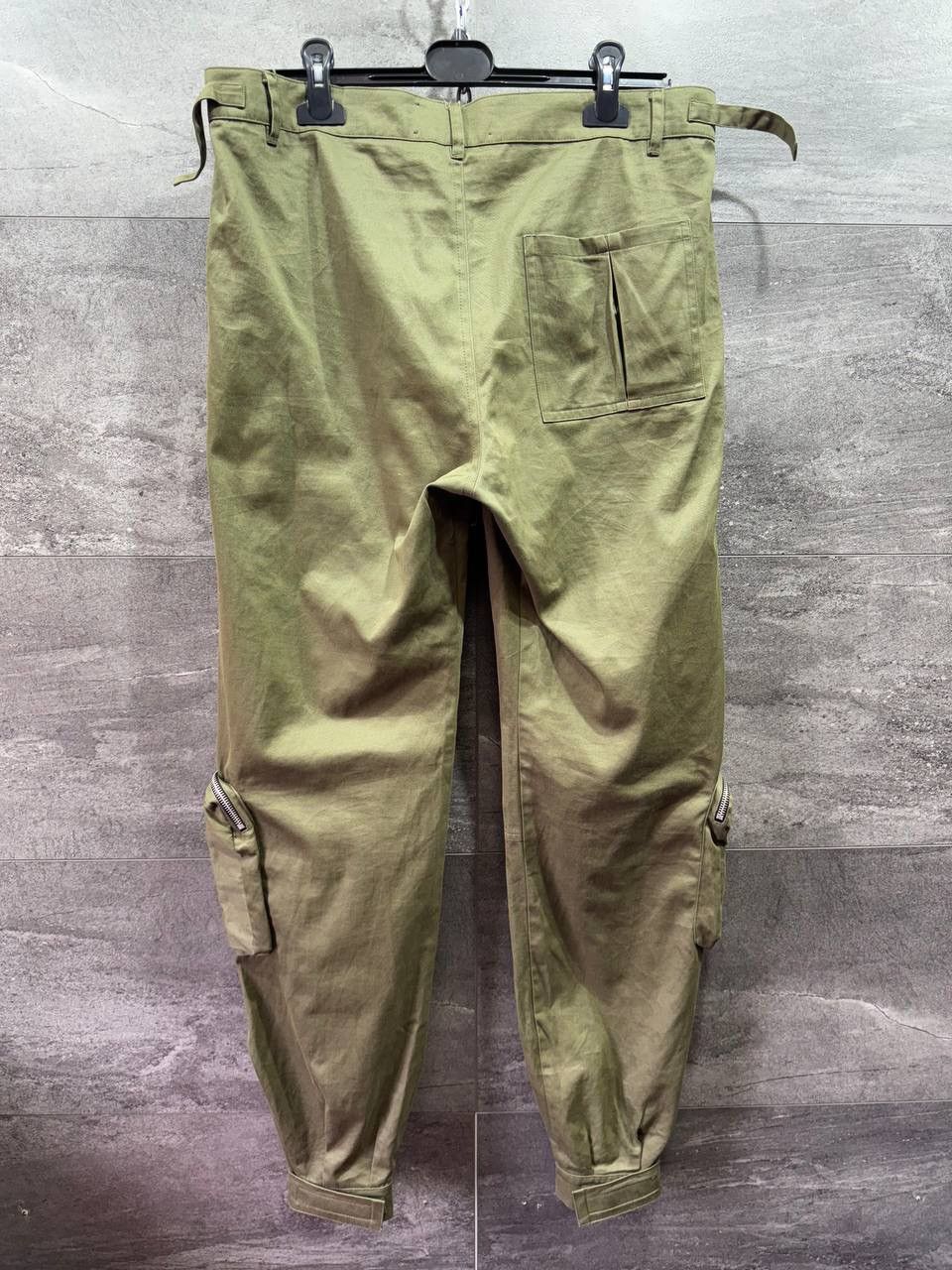 Represent Clo. Represent Mens Cargo Trousers Joggers Khaki Zipped Pockets Size US 32 / EU 48 - 10 Thumbnail