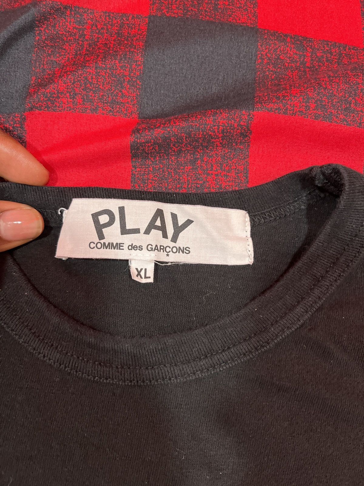 Comme des Garcons Comme Des Garçons Play heart-patch cotton T-shirt black Size US XL / EU 56 / 4 - 4 Thumbnail