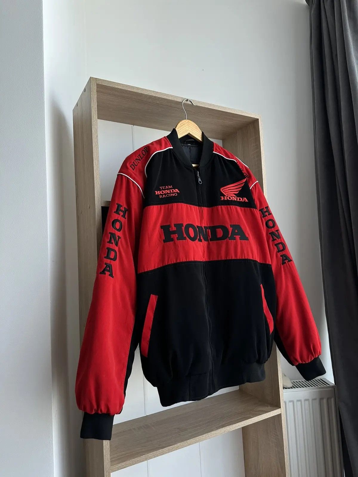 Honda × Vintage Vintage Honda Red Racing Formula Uno Jacket Size US M / EU 48-50 / 2 - 7 Thumbnail