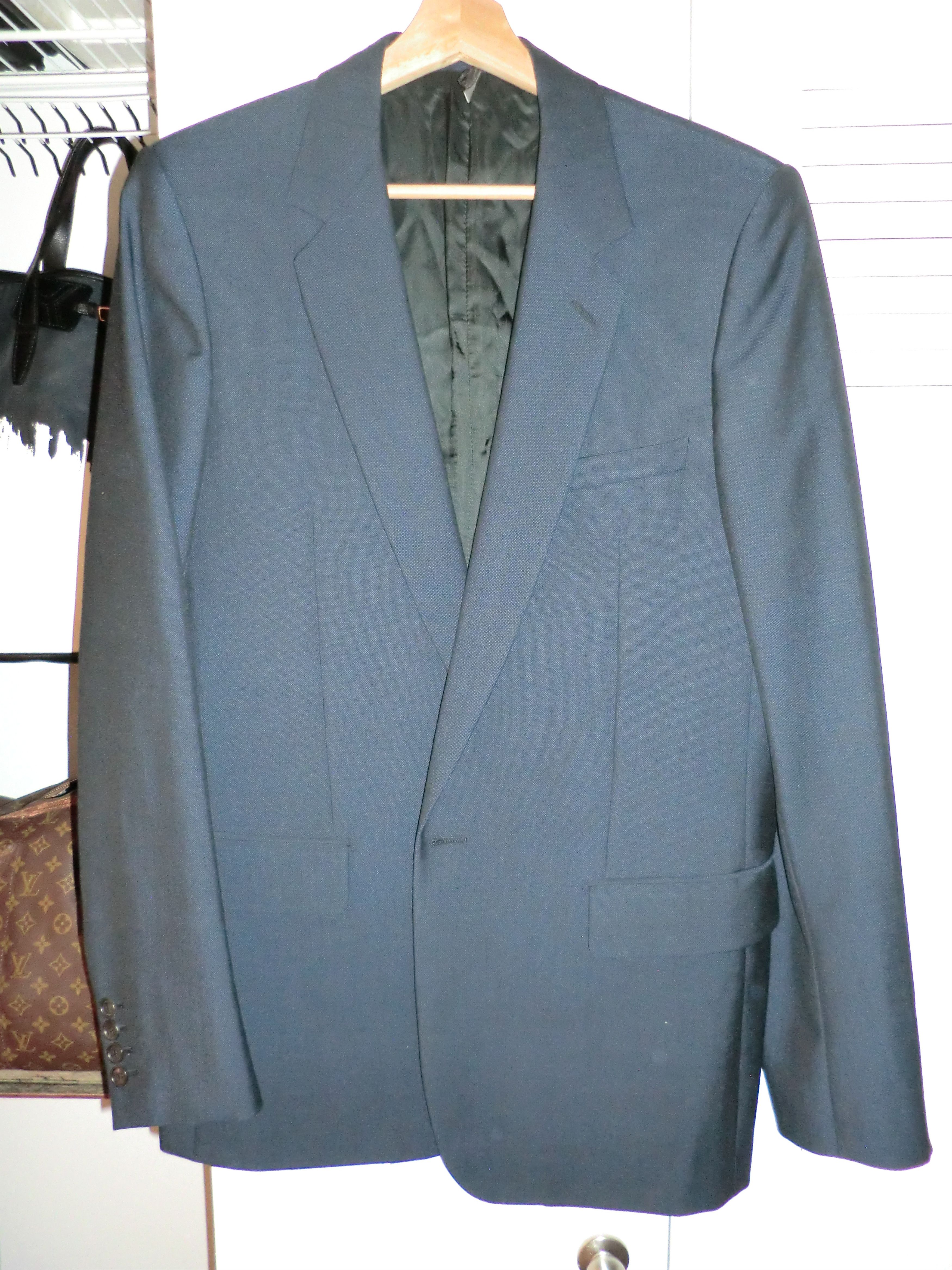 Dior Dior Homme Navy Blue One Button Blazer Size 40R - 1 Thumbnail