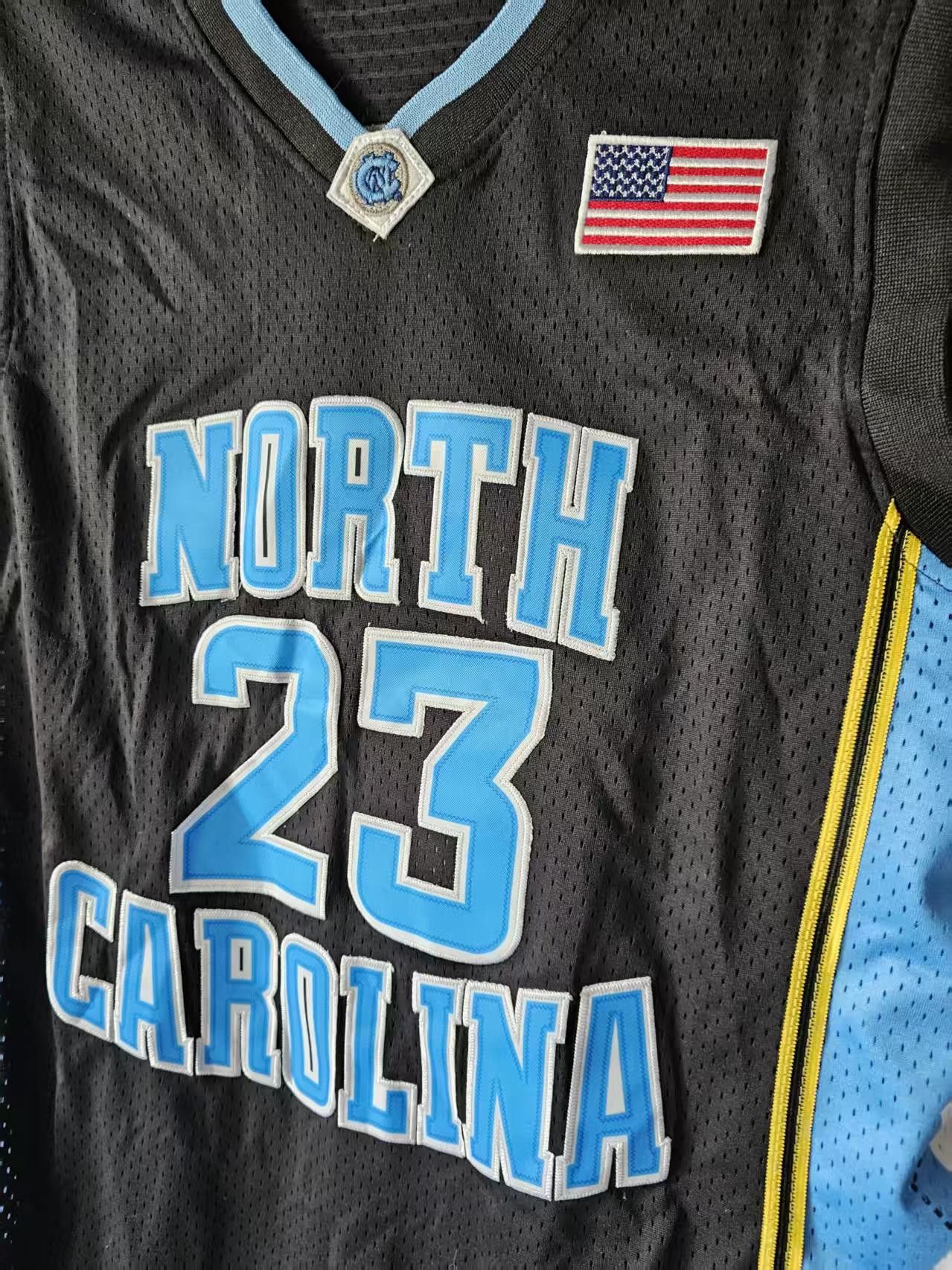 NCAA North Carolina #23 Michael Jordan Jersey Black Size US S / EU 44-46 / 1 - 3 Thumbnail